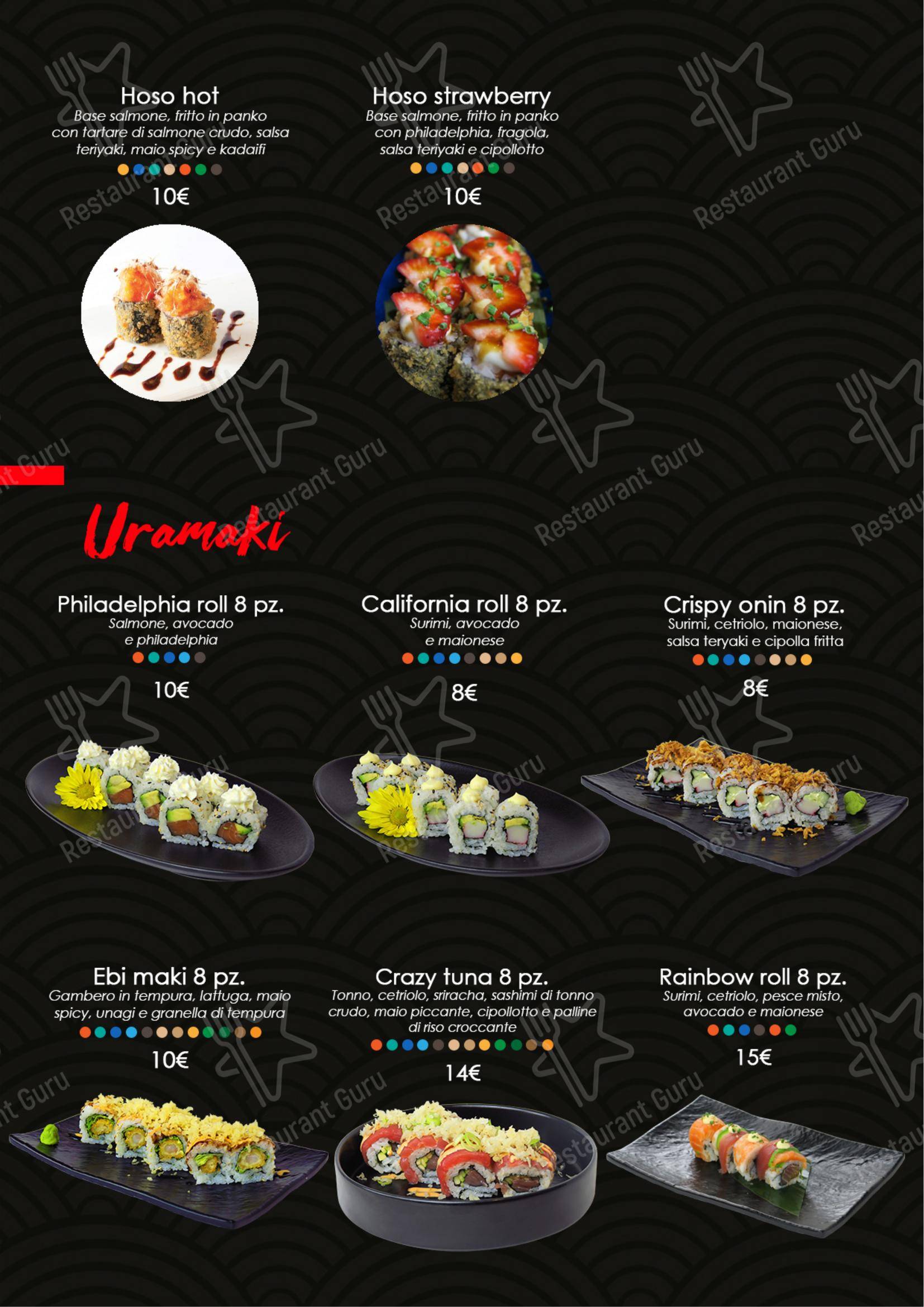 Menu di Sushic - Menu