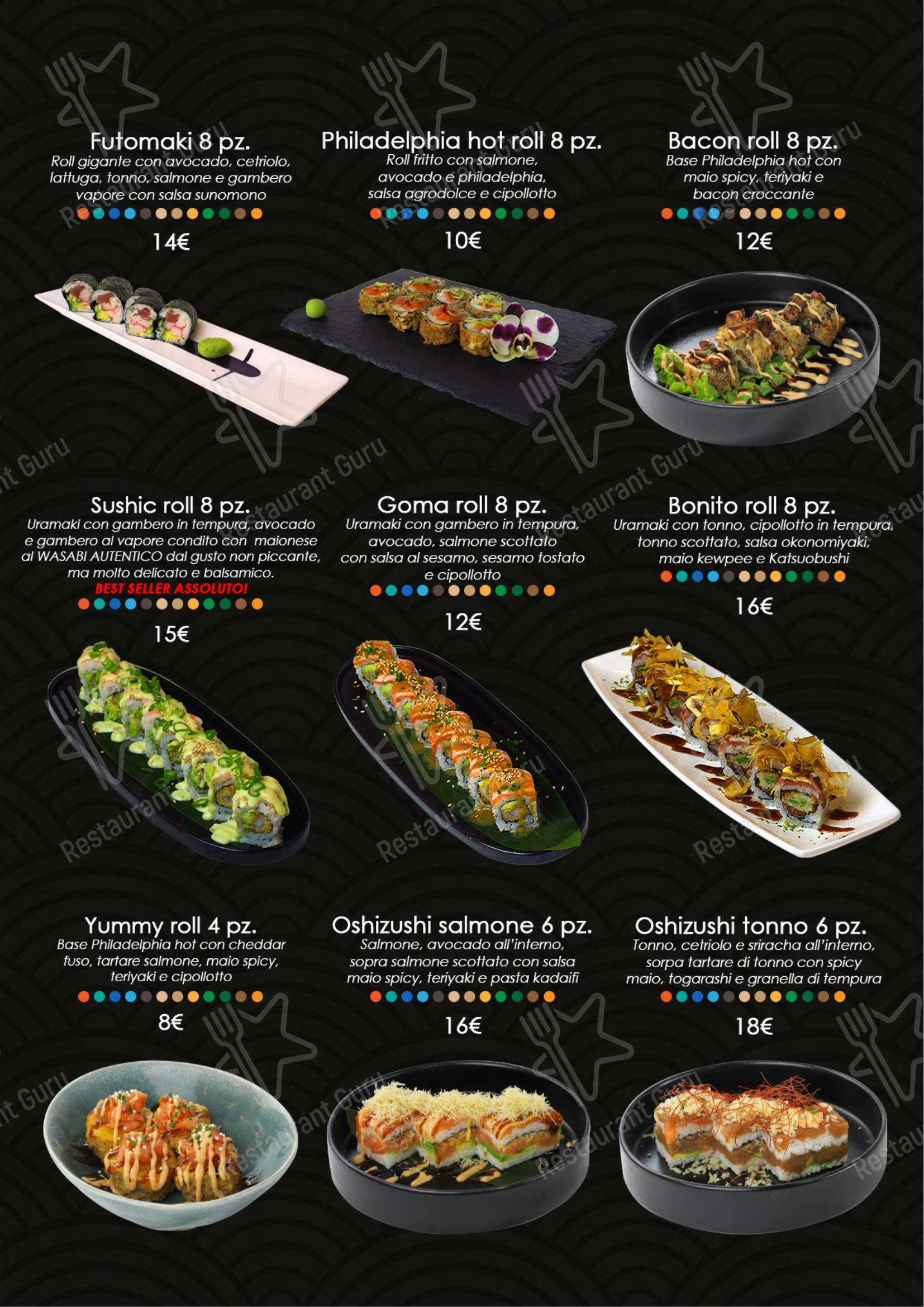 Menu di Sushic - Menu