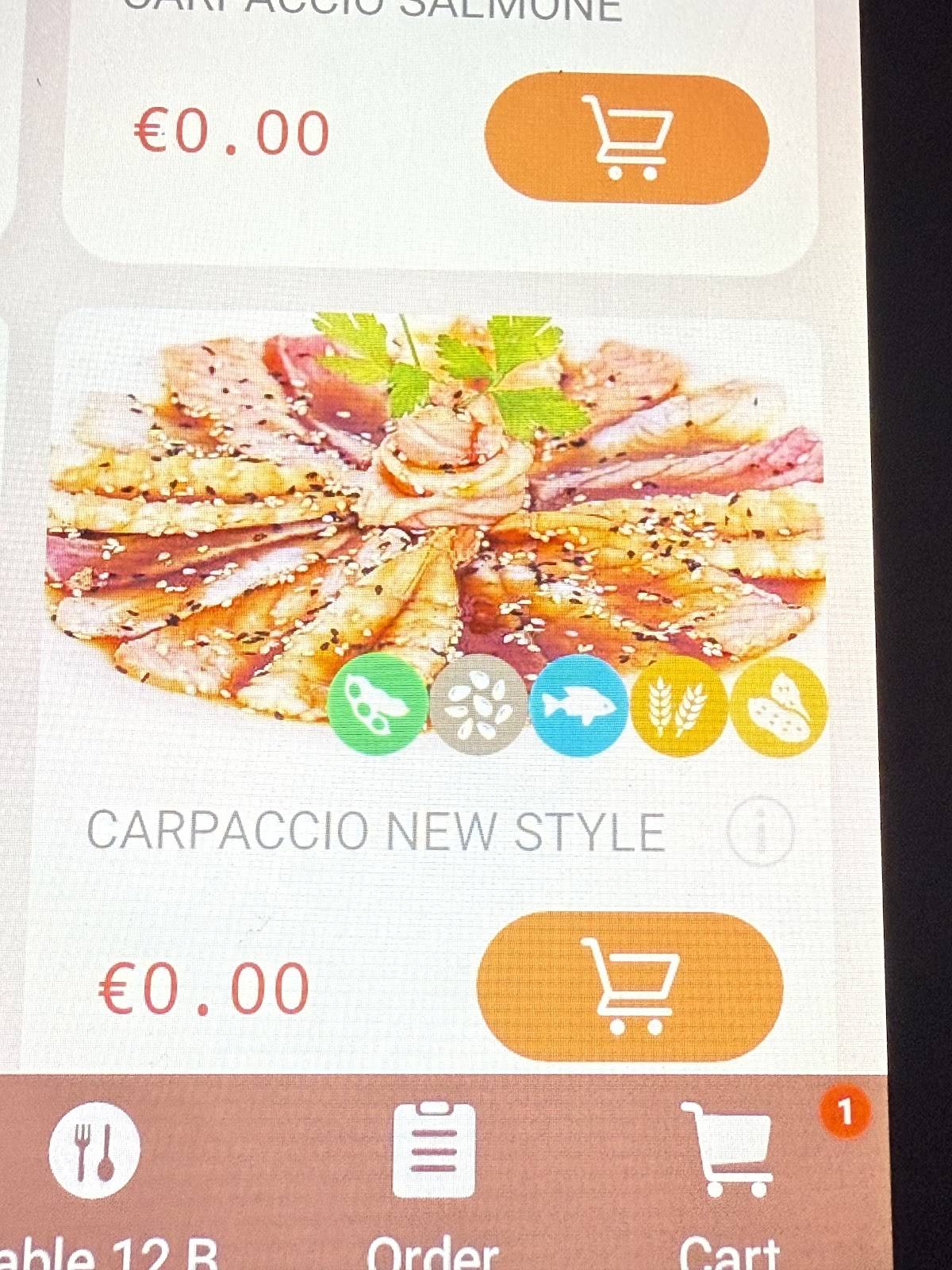 Menu di Sushisound Restaurant 