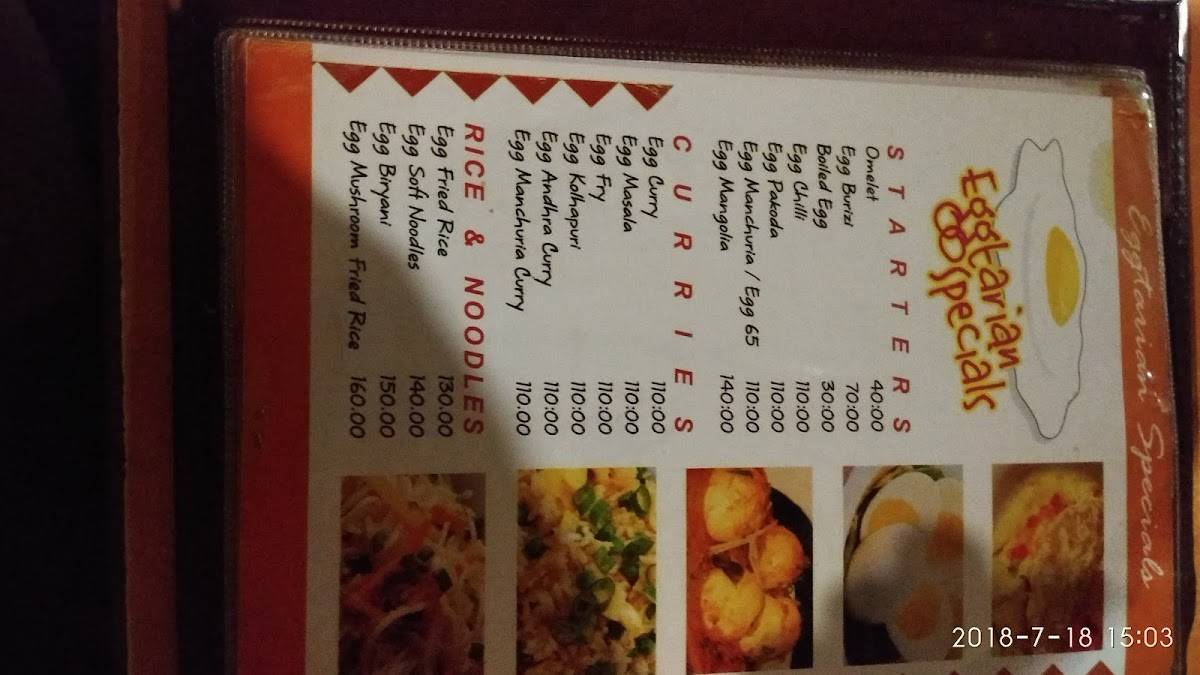 Menu at THE HOT BREADS, Ballari