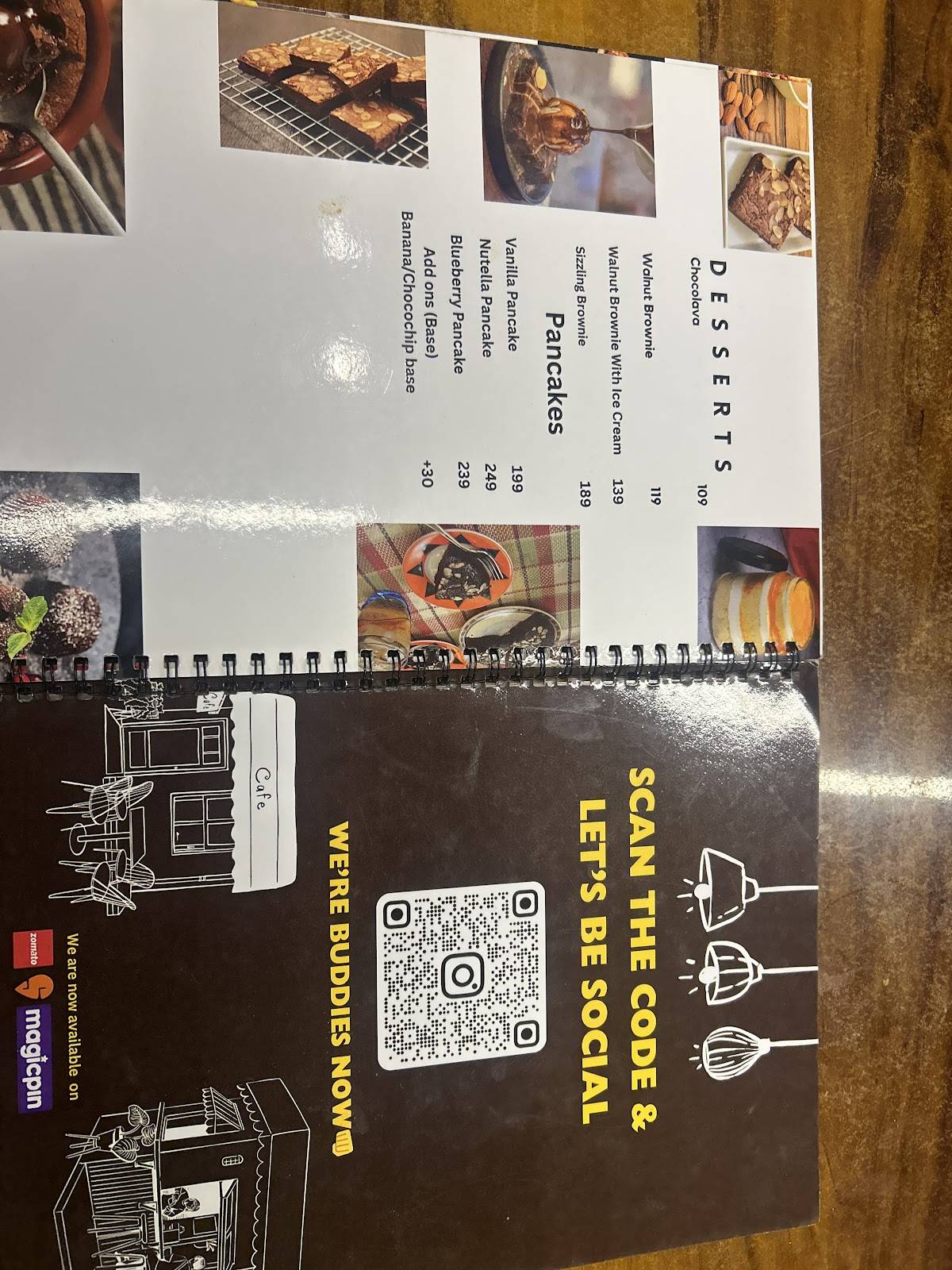 TREE HOUSE CAFE menu