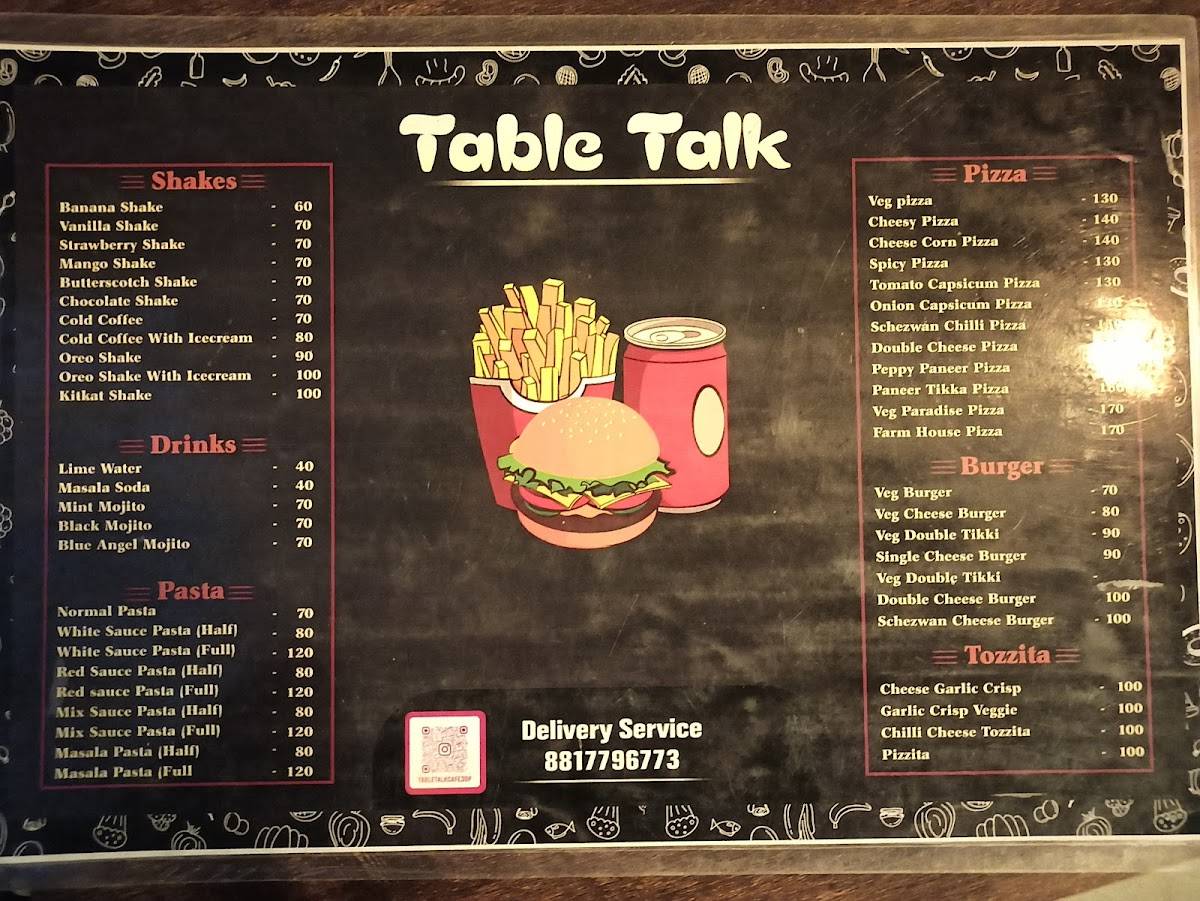 Table Talk Jagdalpur menu