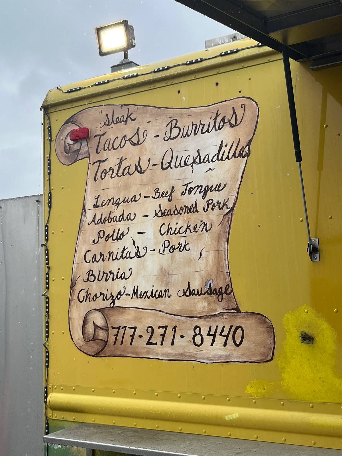 Menu at Tacos El Gordo restaurant, Ephrata, 52 E Main St