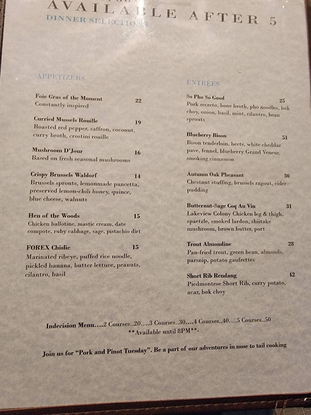 Menu at Tally's Silver Spoon pub & bar, Rapid City