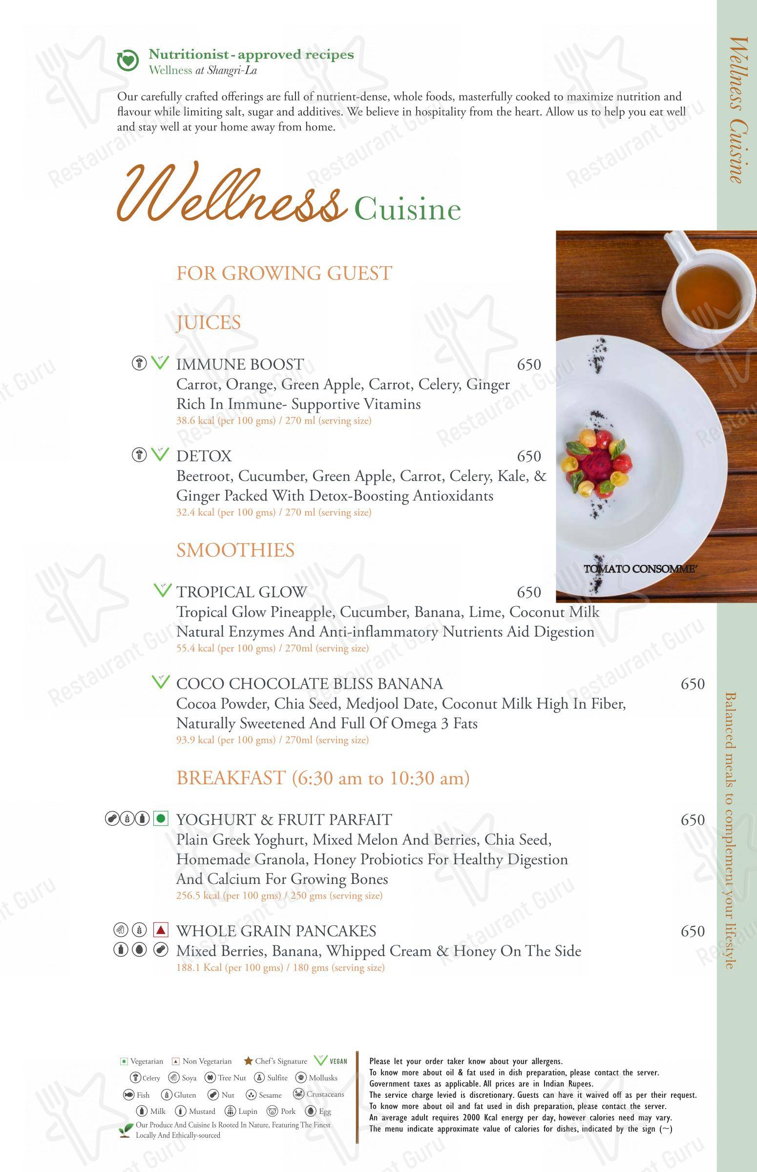 Tamra Restaurant in New Delhi - Menu