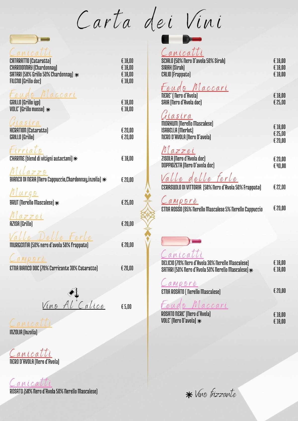 Menu di Ristorante Tannur 