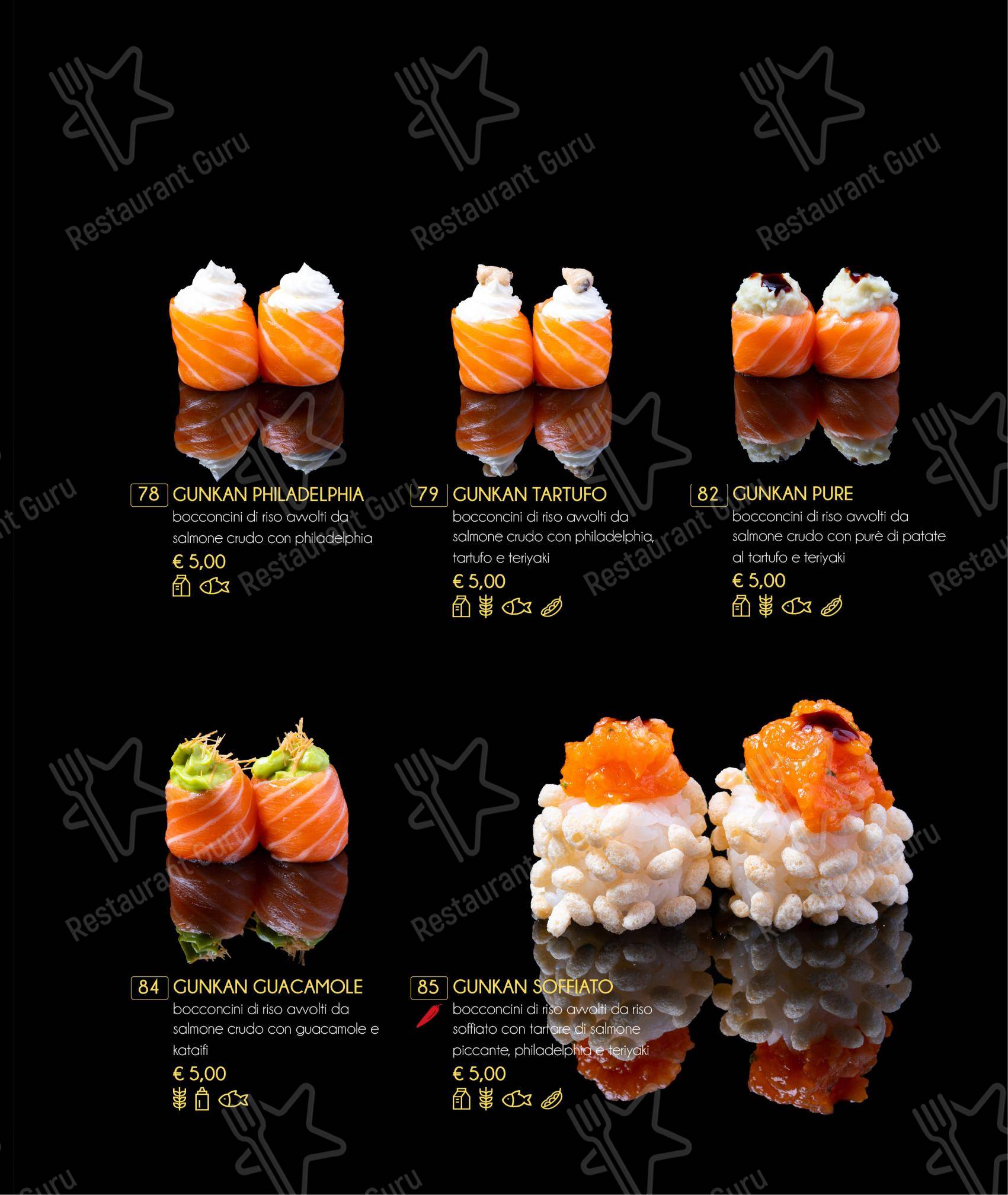 Menu di Tatsumi - Menu