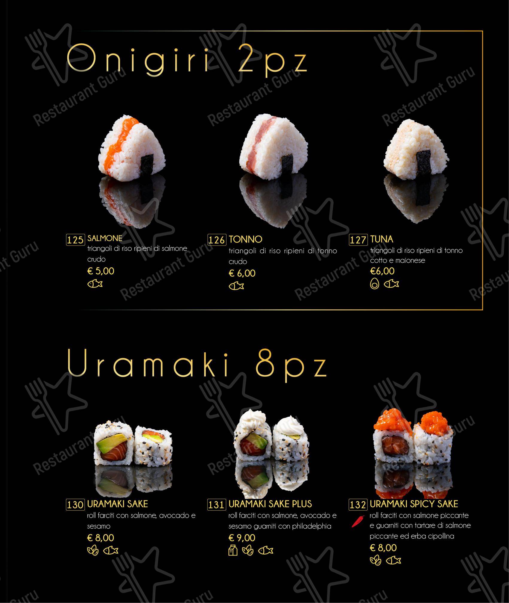 Menu per Tatsumi ristorante