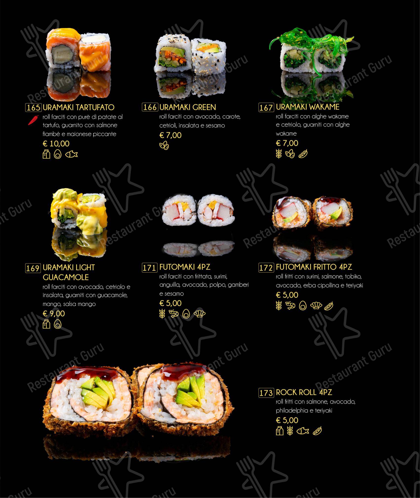 Menu di Tatsumi - Menu