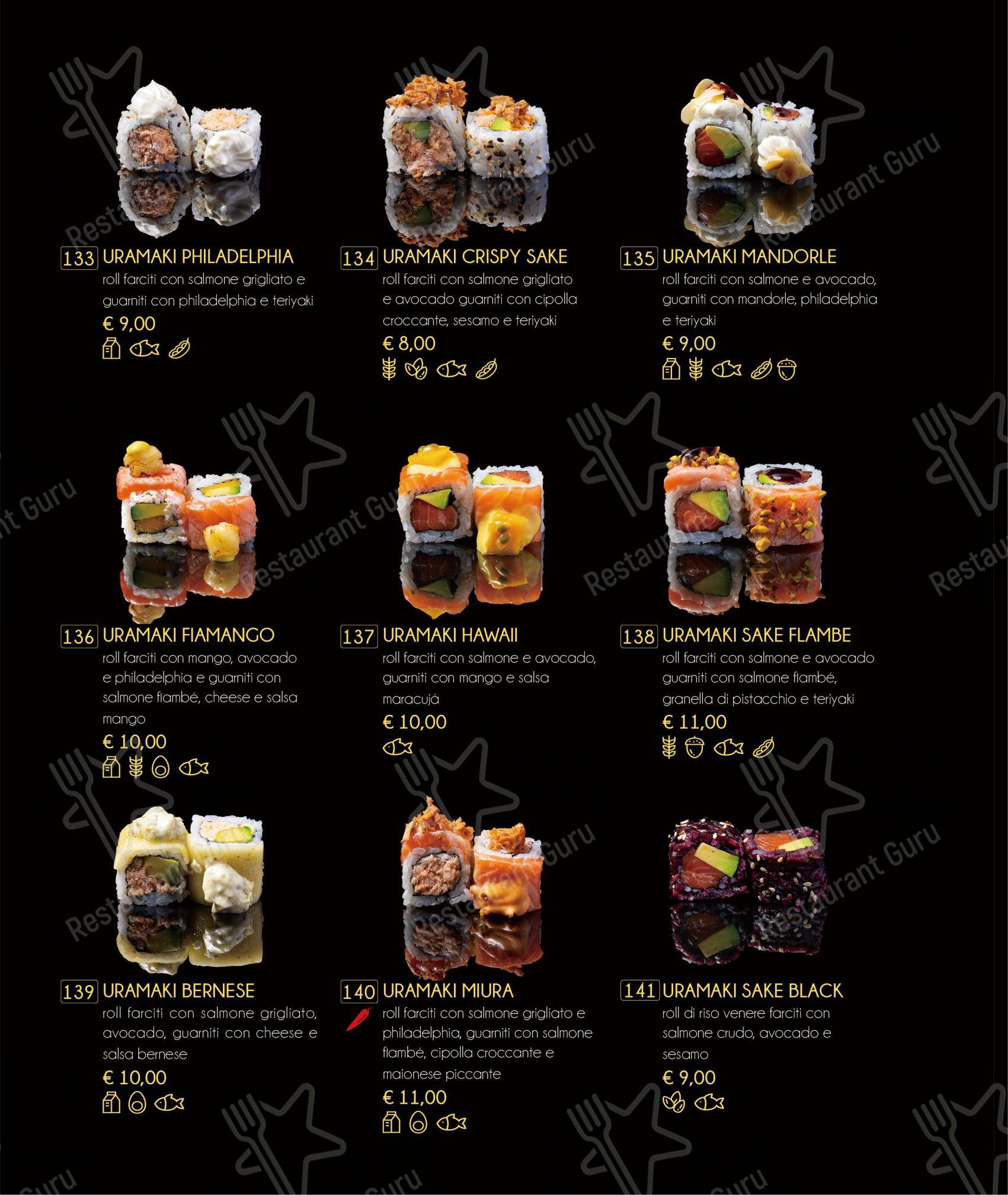 Menu bar per Tatsumi in Ferrara
