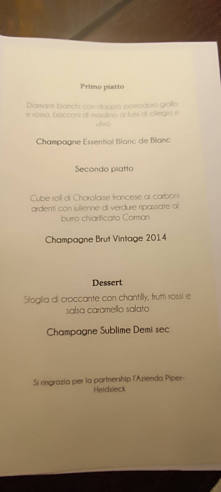 Menu di Tavernetta Colauri 
