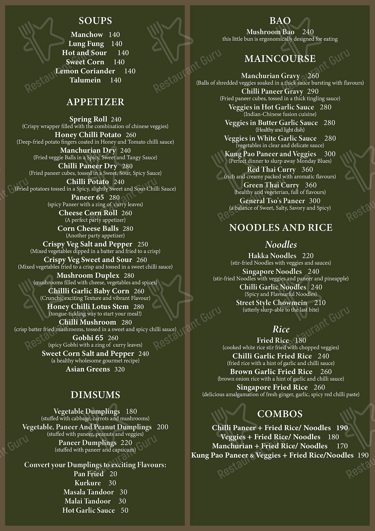 Check out the menu for Tezpatta