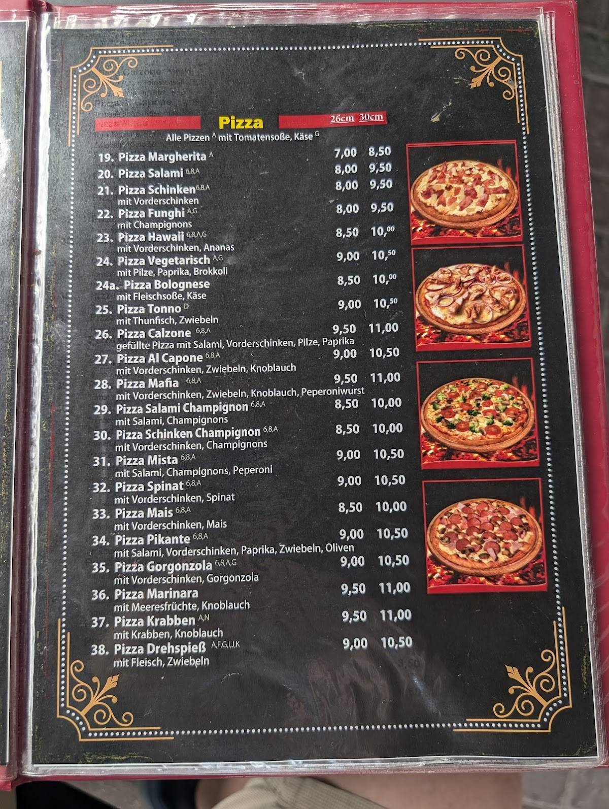 Menu de Derman Döner