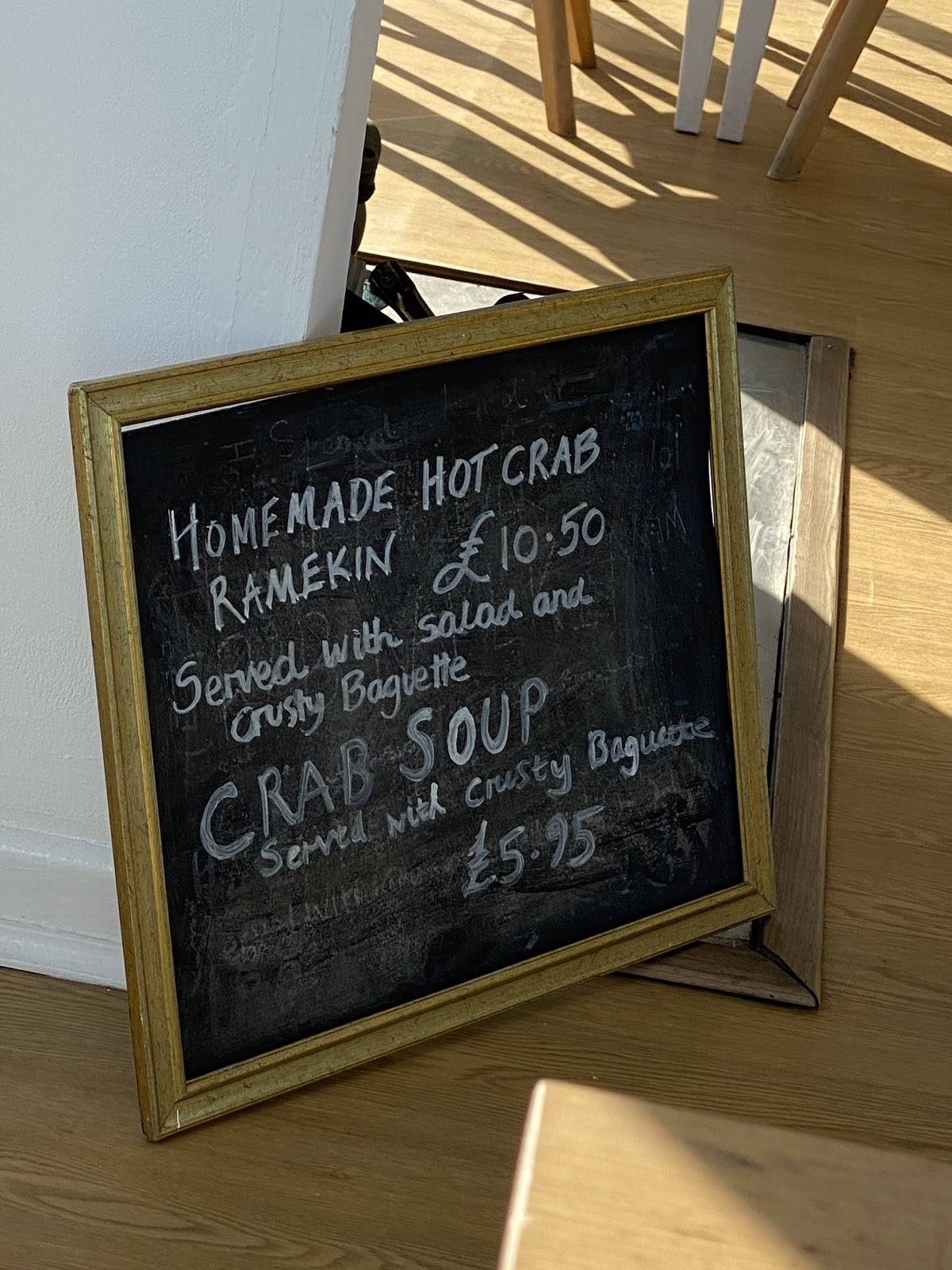 Menu at The Best Dressed Crab Ltd restaurant, Bembridge