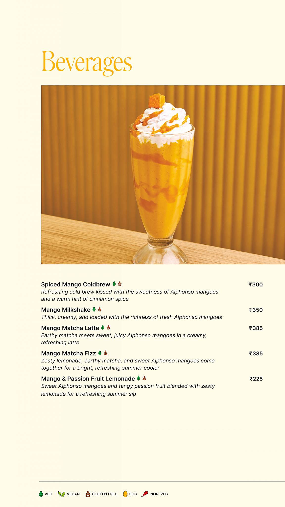 The Bread Bar menu