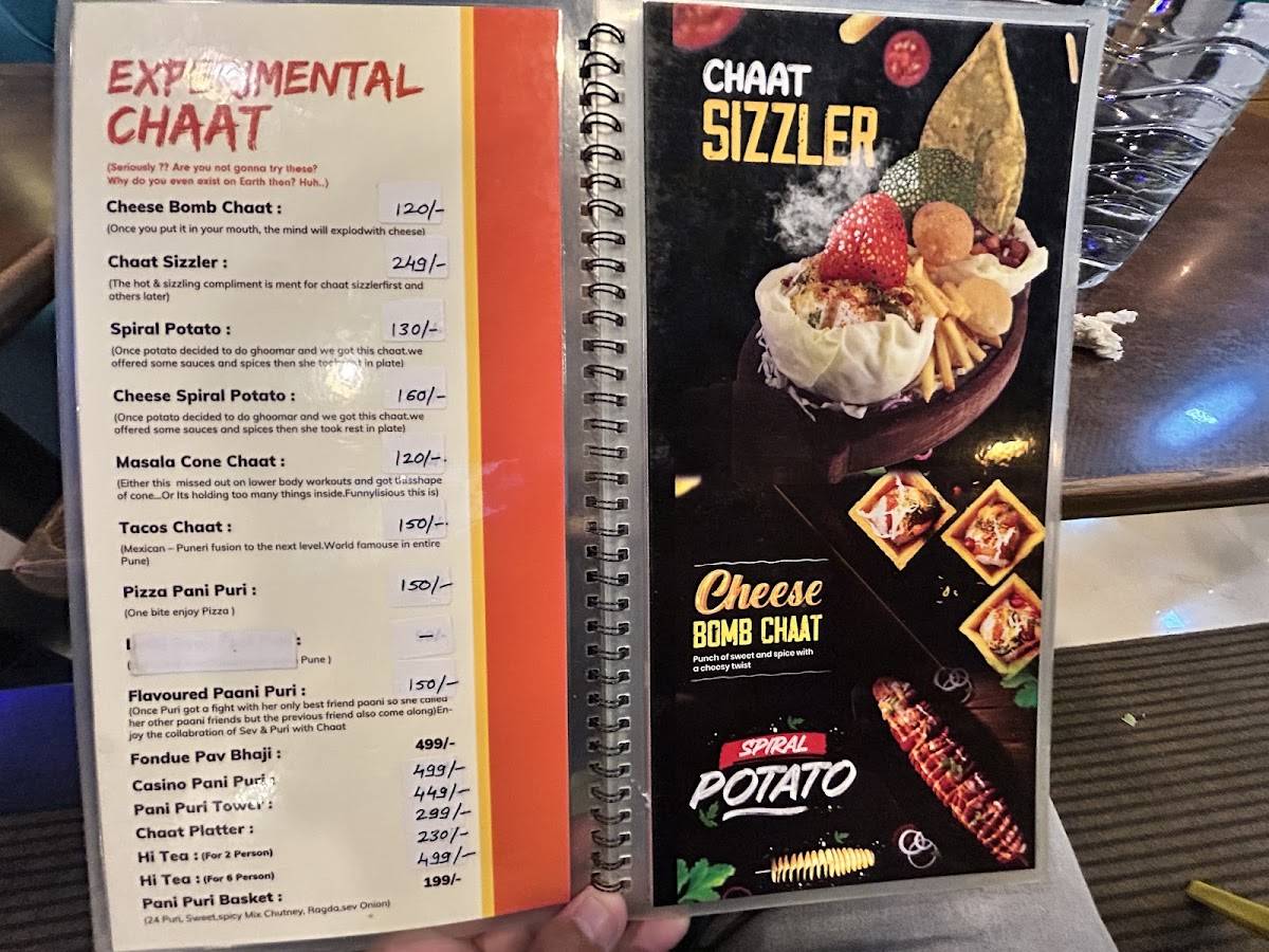 The Chaat Cafe by Ganesh Bhel menu
