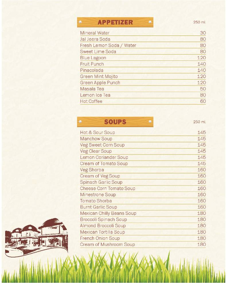 The Food Resort menu