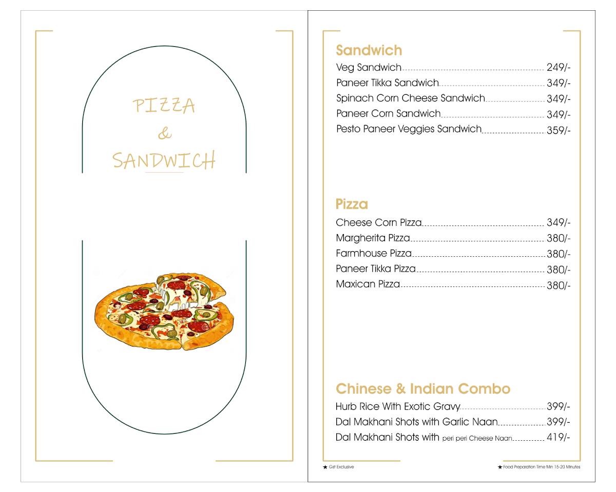 The Vikram's Kitchen menu