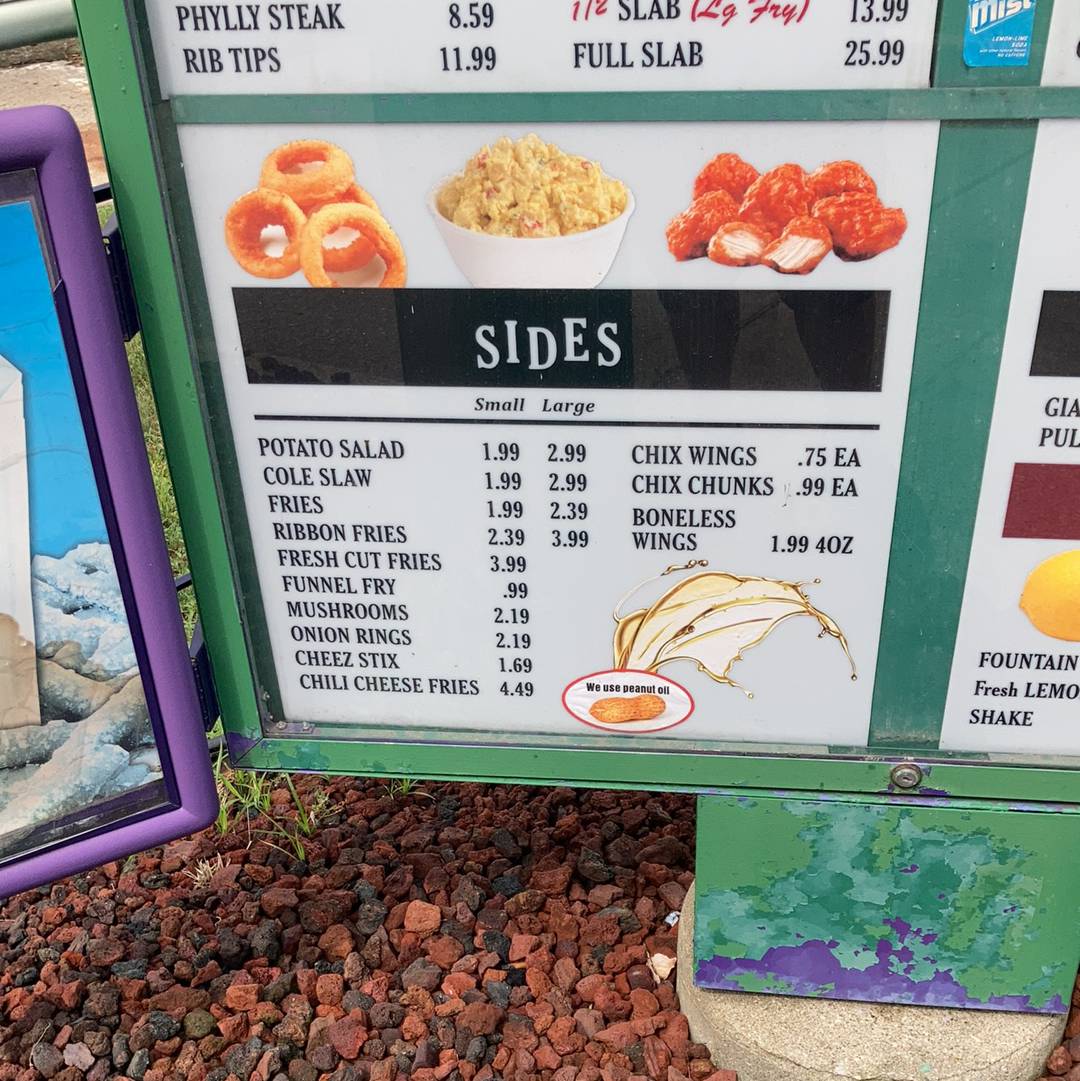 Menu at Tom's B.B.Q & Grill BBQ, Toledo