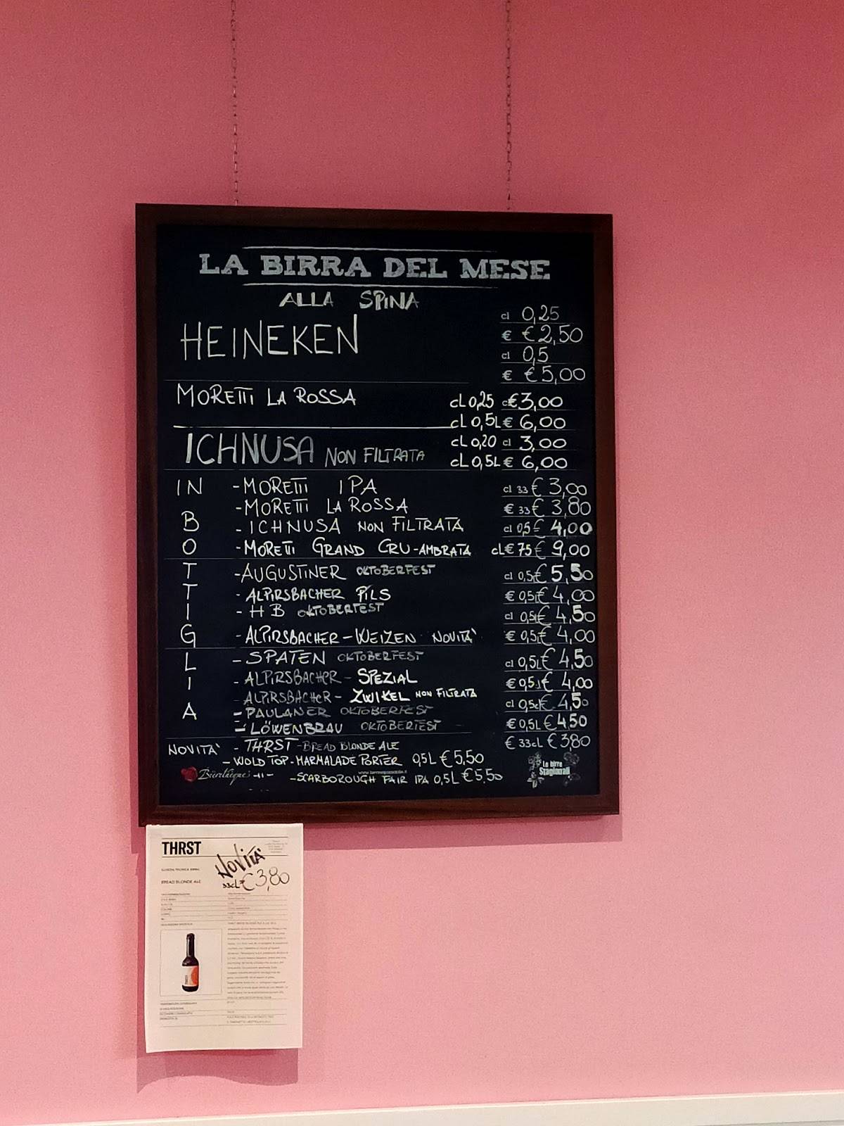 Menu di Trattoria Pizzeria Veto 