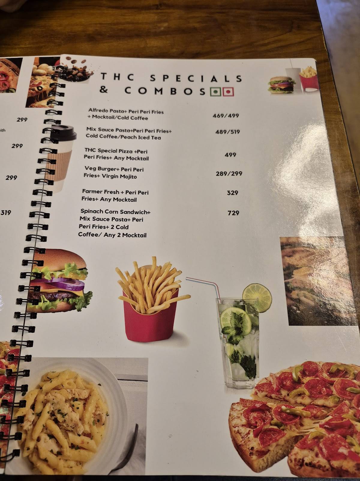 TREE HOUSE CAFE menu