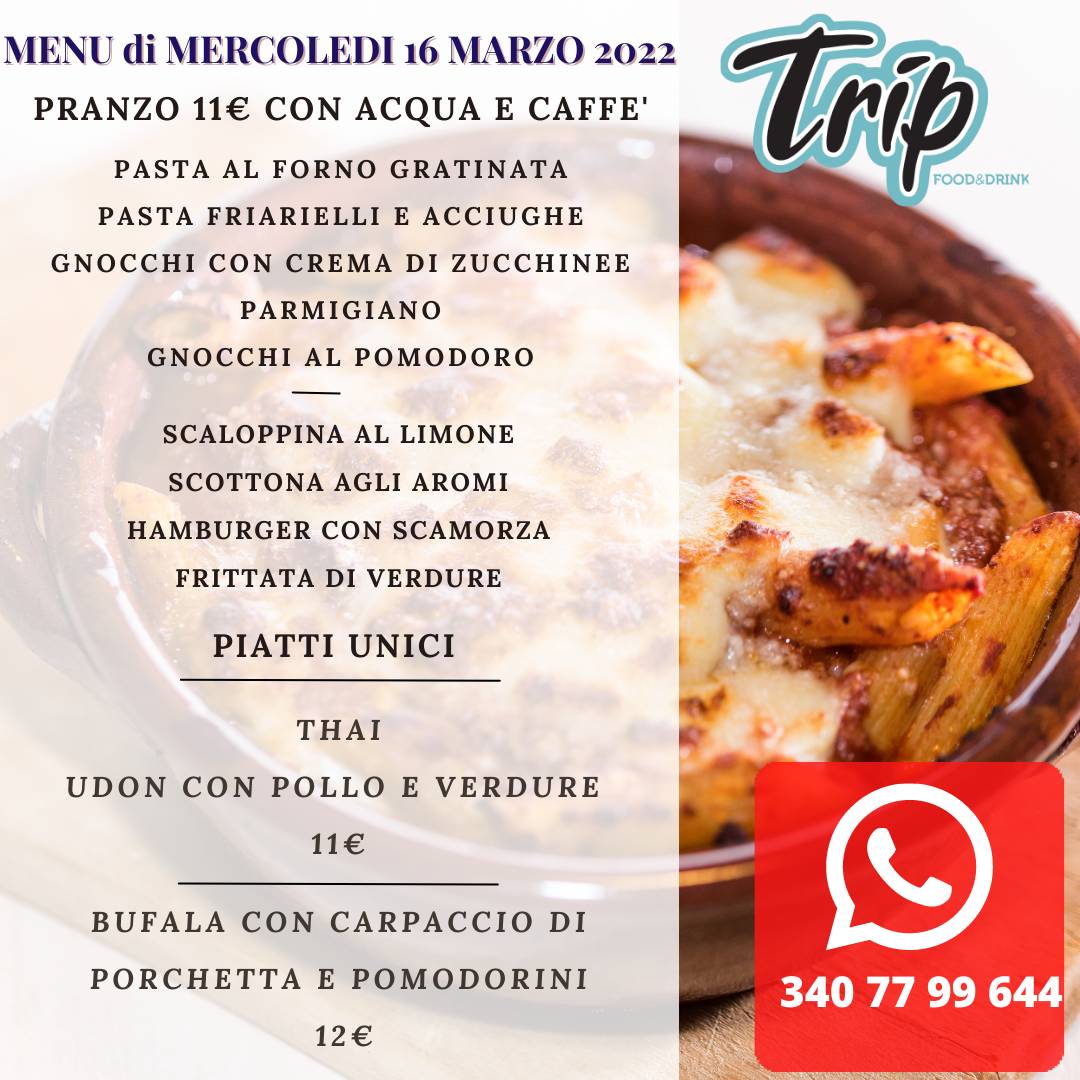 Menu di Trip Food & Drink 