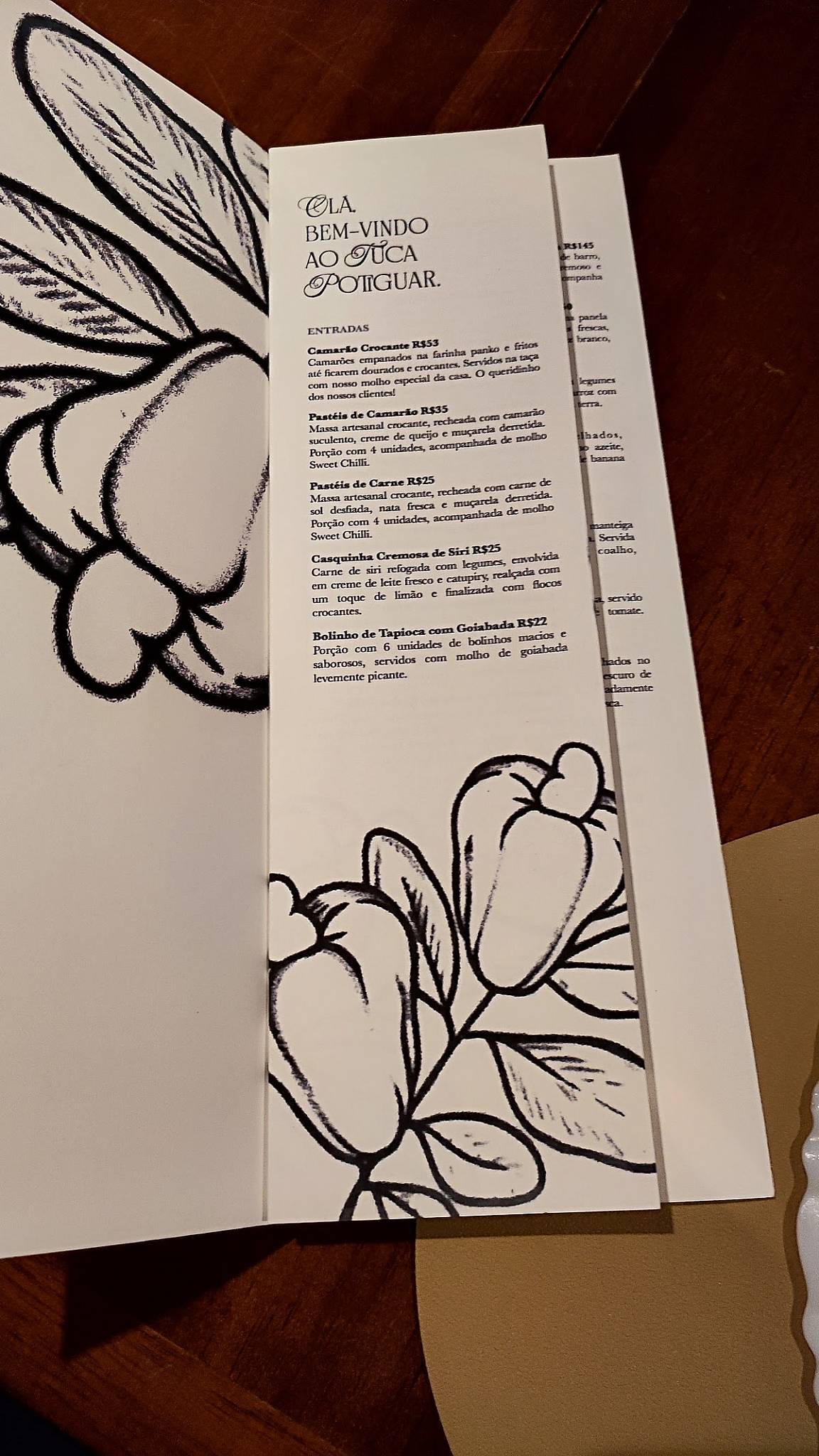 Tuca Potiguar cardápio