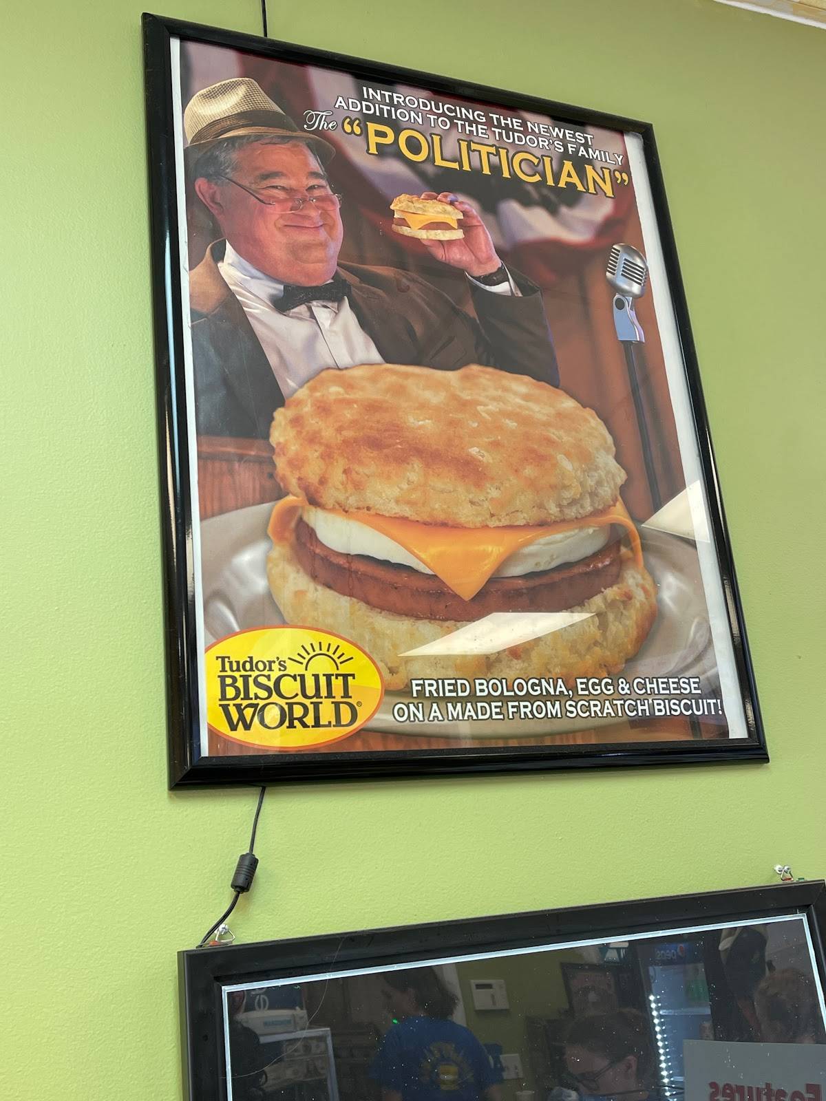 Menu at Tudor's Biscuit World restaurant, Xenia