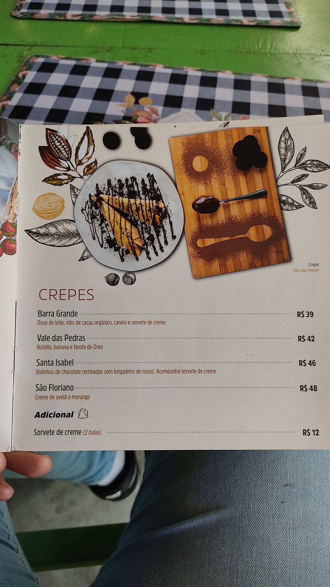 Tuia - Gastronomia e Arte cardápio
