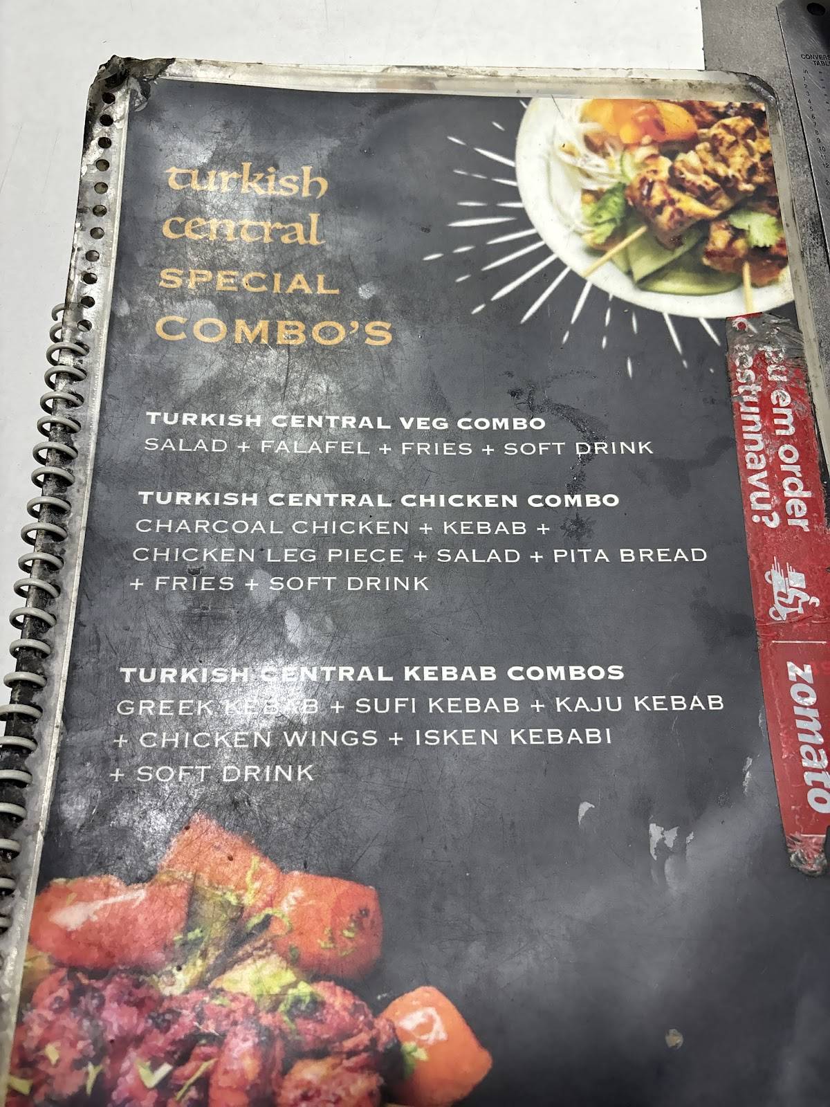 Turkish Central menu