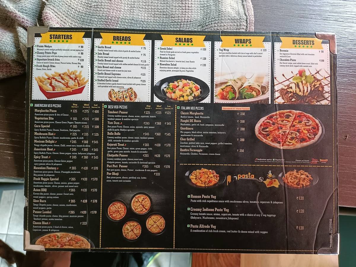 uspizza bhavnagar menu
