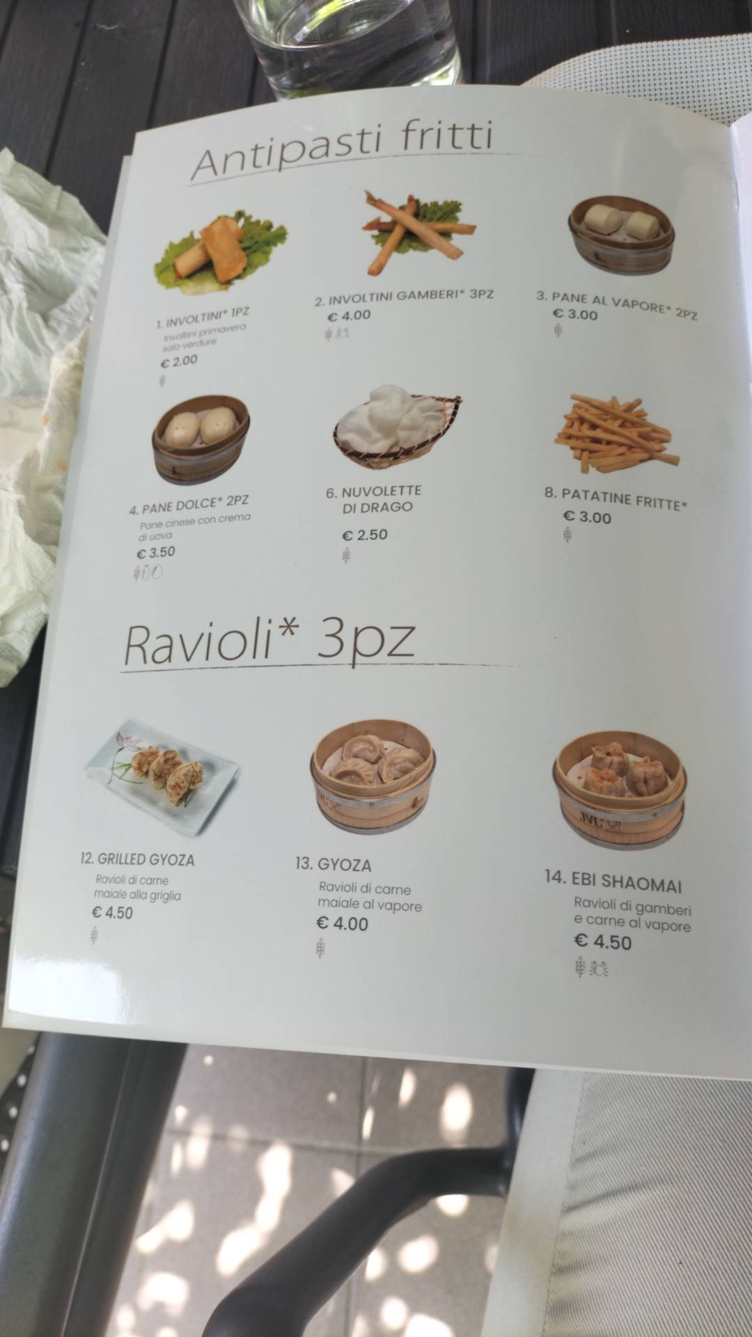 Menu di Uni sushi 
