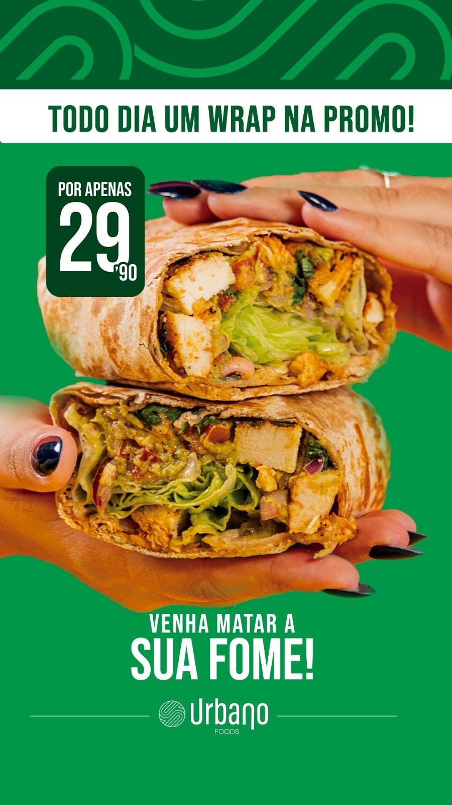 Urbano Foods - Pokes, Wraps e Saladas cardápio