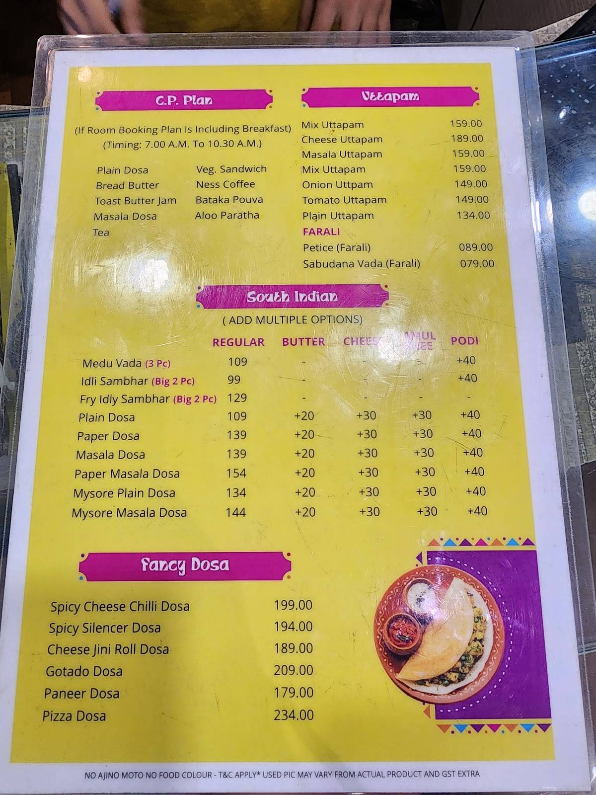 Utsav Restaurant & Banquet Hall menu
