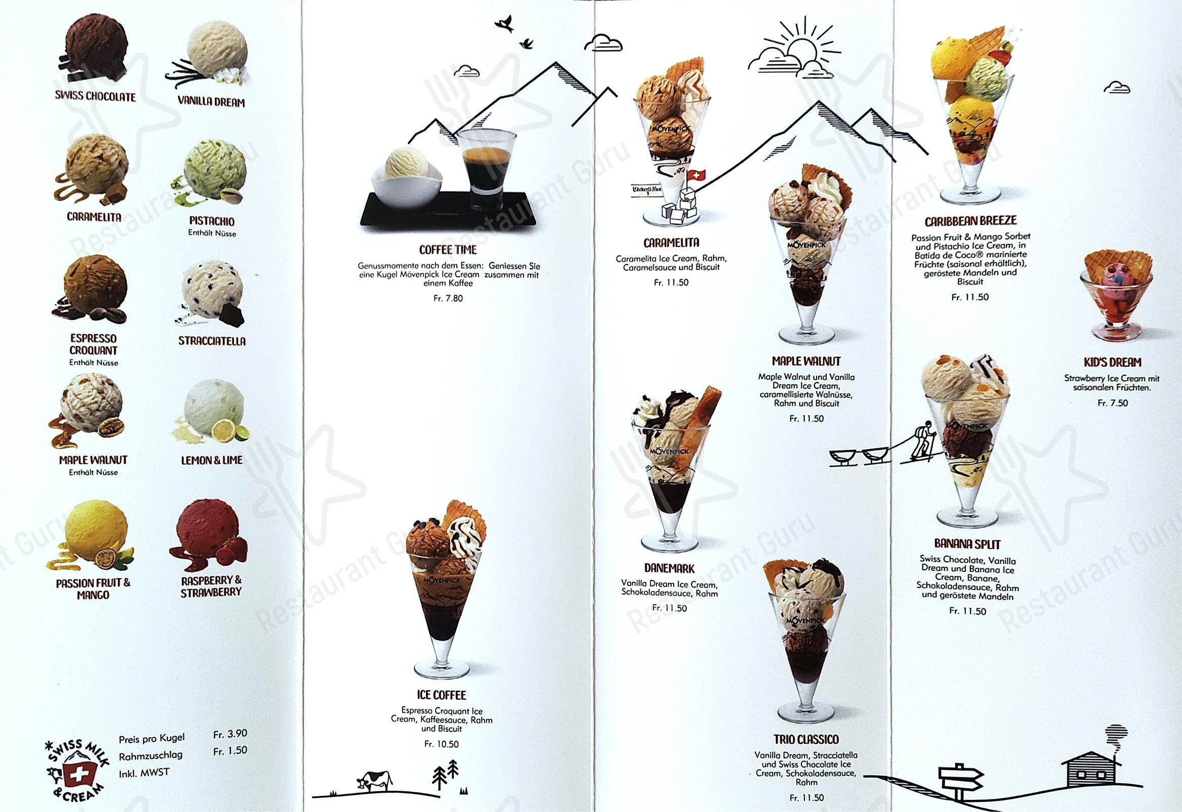 Основное меню per VIP BAR BASEL ristorante