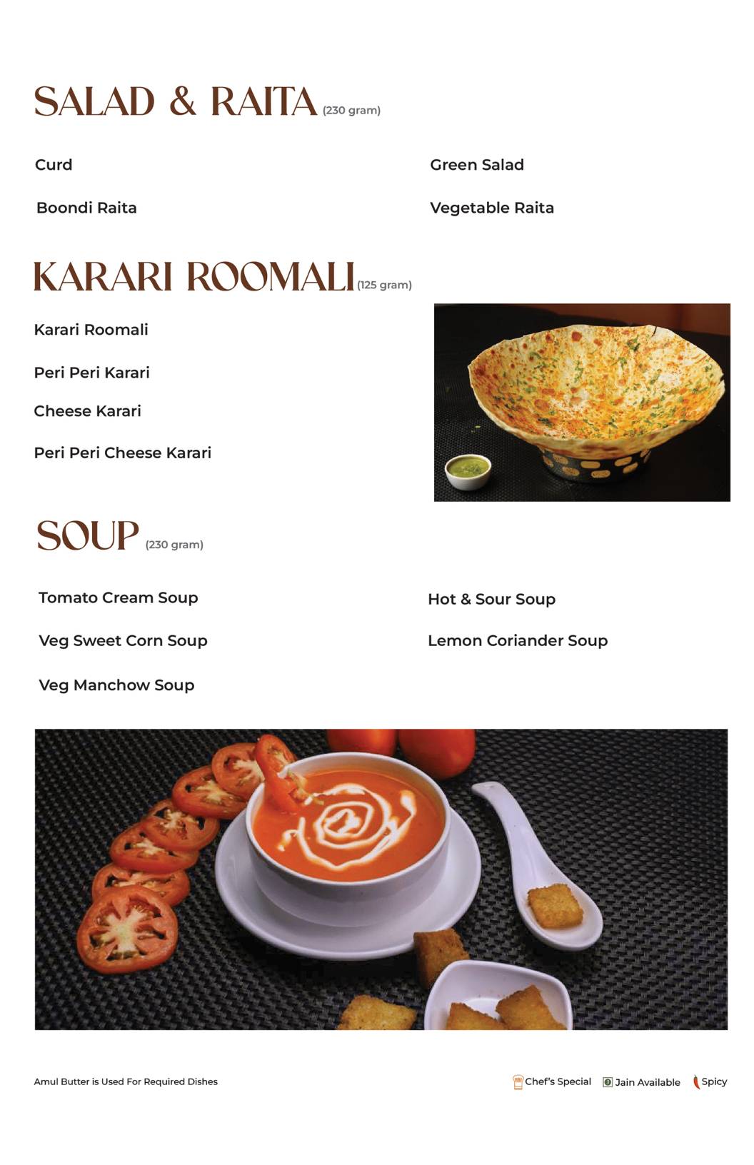 Kathiyawadi Village - Multi Cuisine Restaurant (Sama) menu