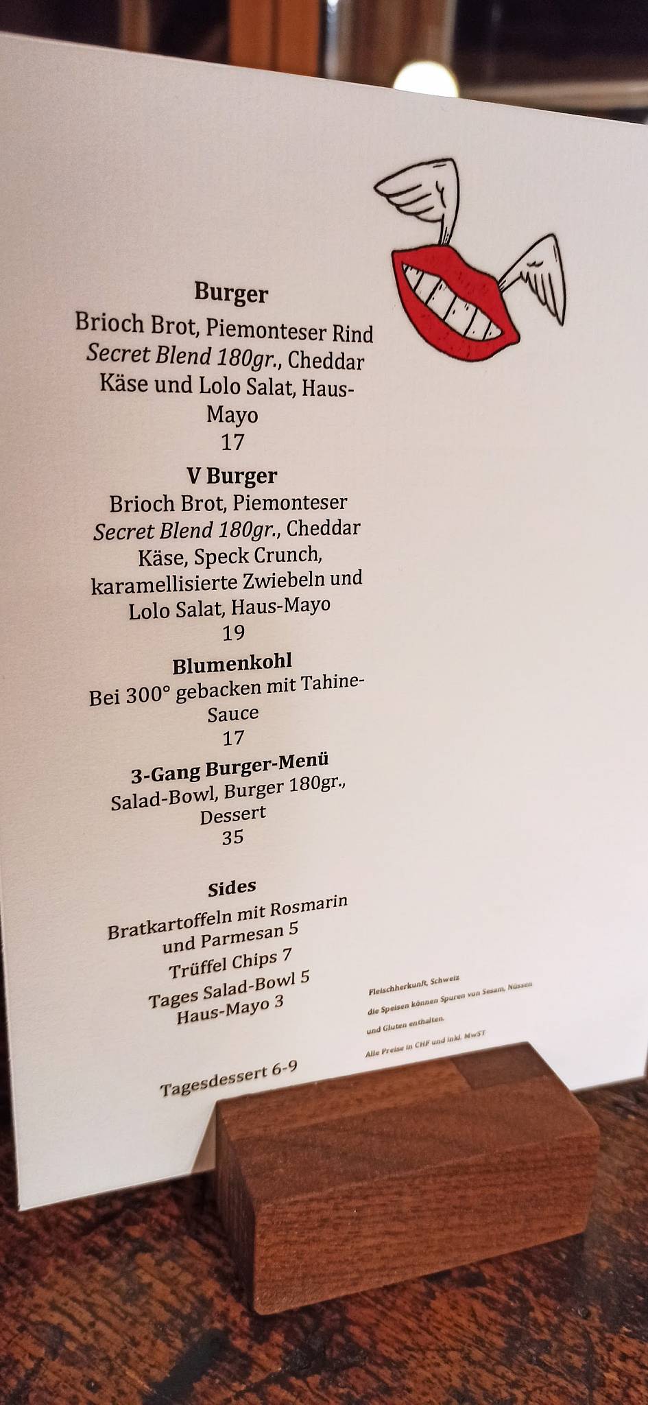 Menu di Vagner Aguiar GmbH 