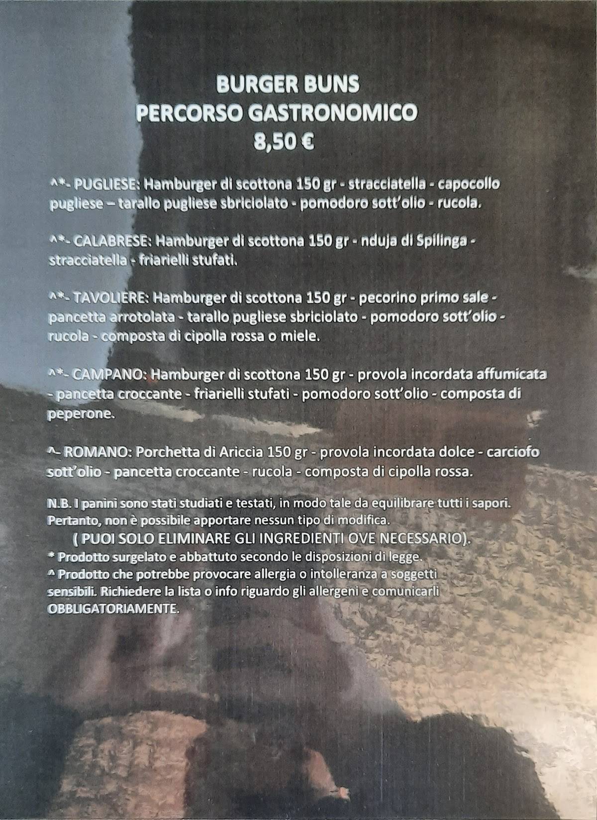 Menu di Il rifugio di Owl 