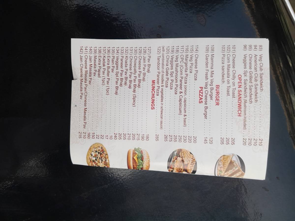 Veggies Annex menu
