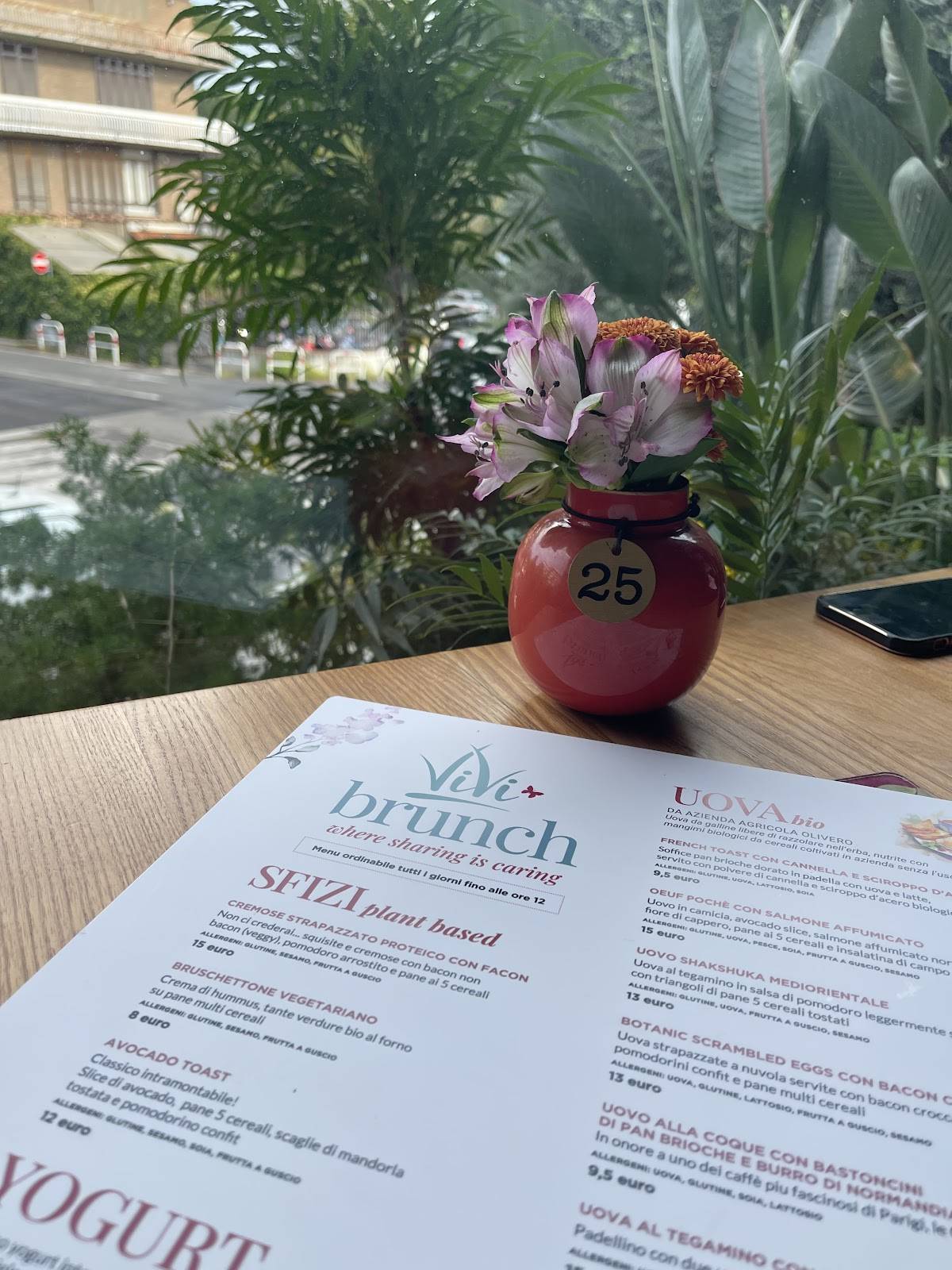 Menu di ViVi - Le Serre 