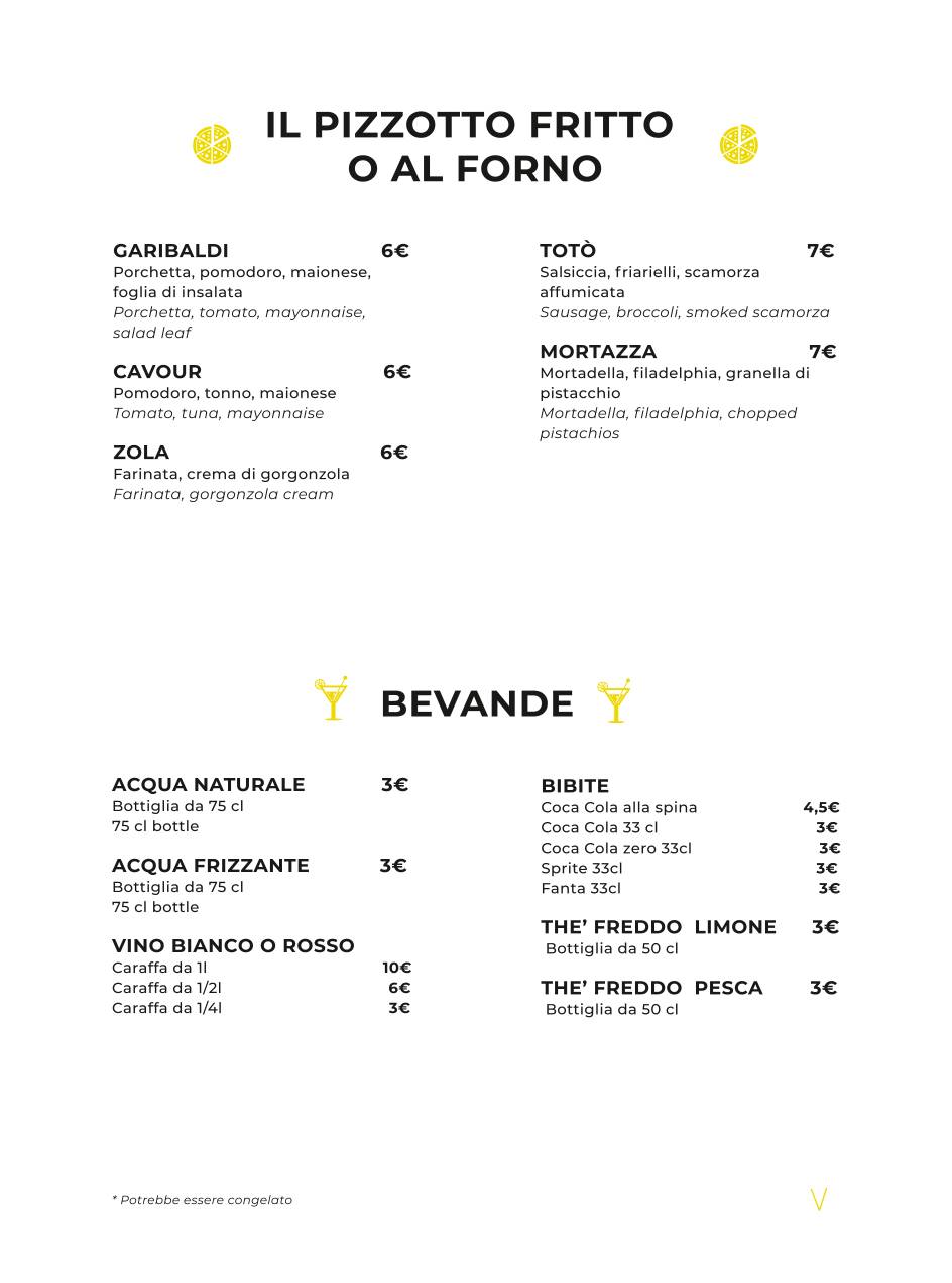 Menu di Vico Equense 
