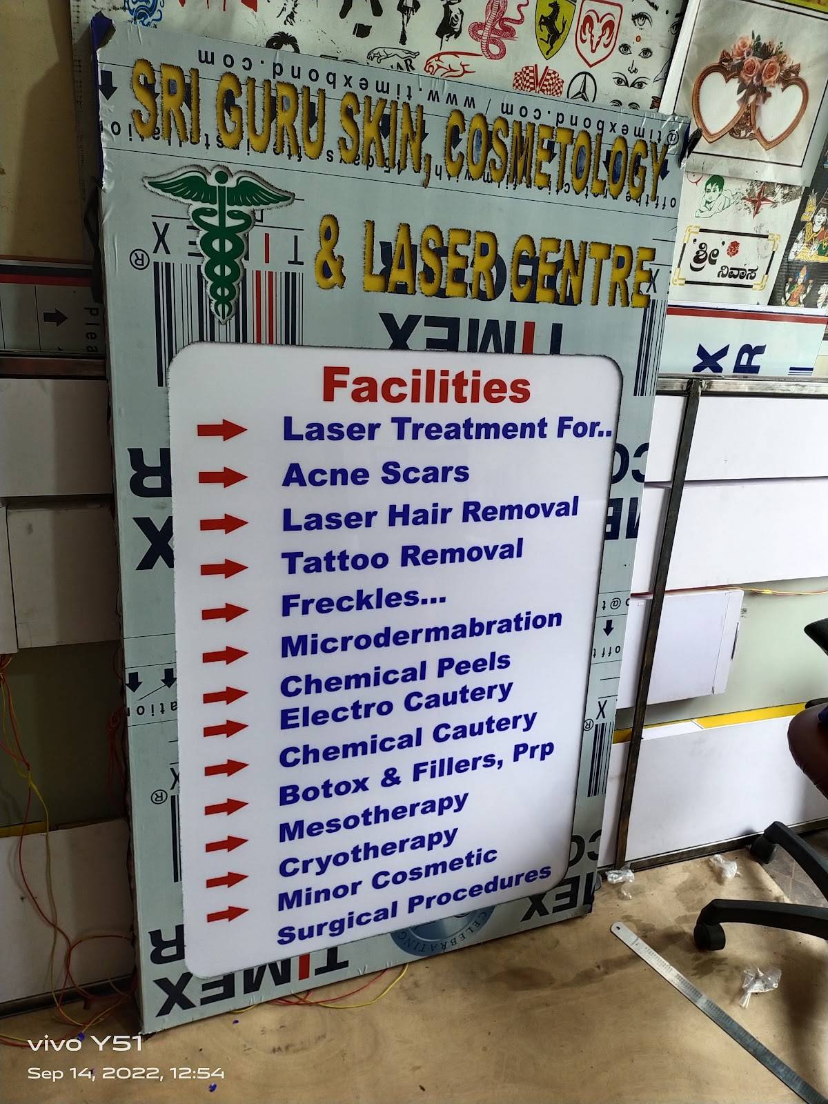 Vinayaka Enterprises menu