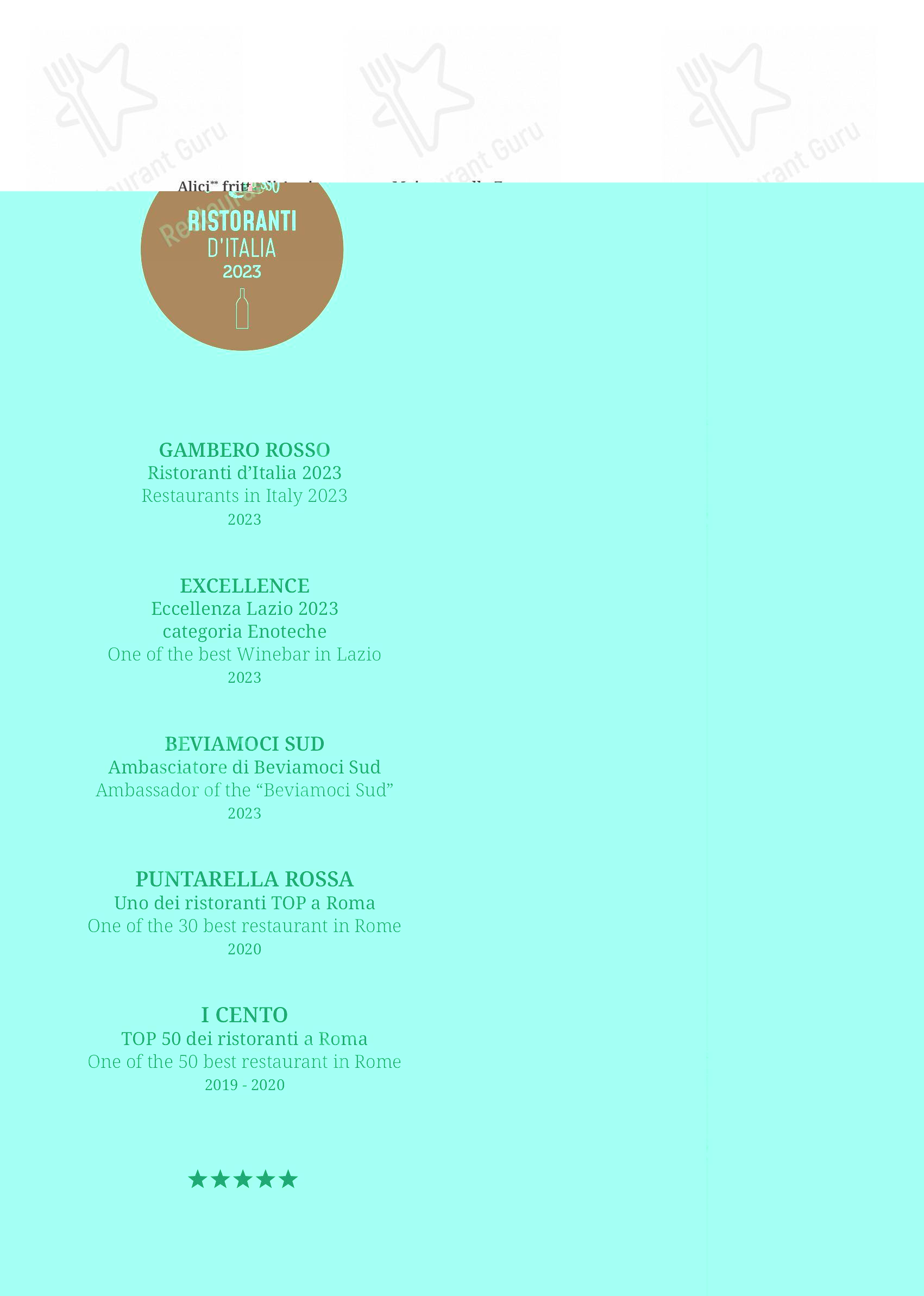 Menu per Vyta pub & bar