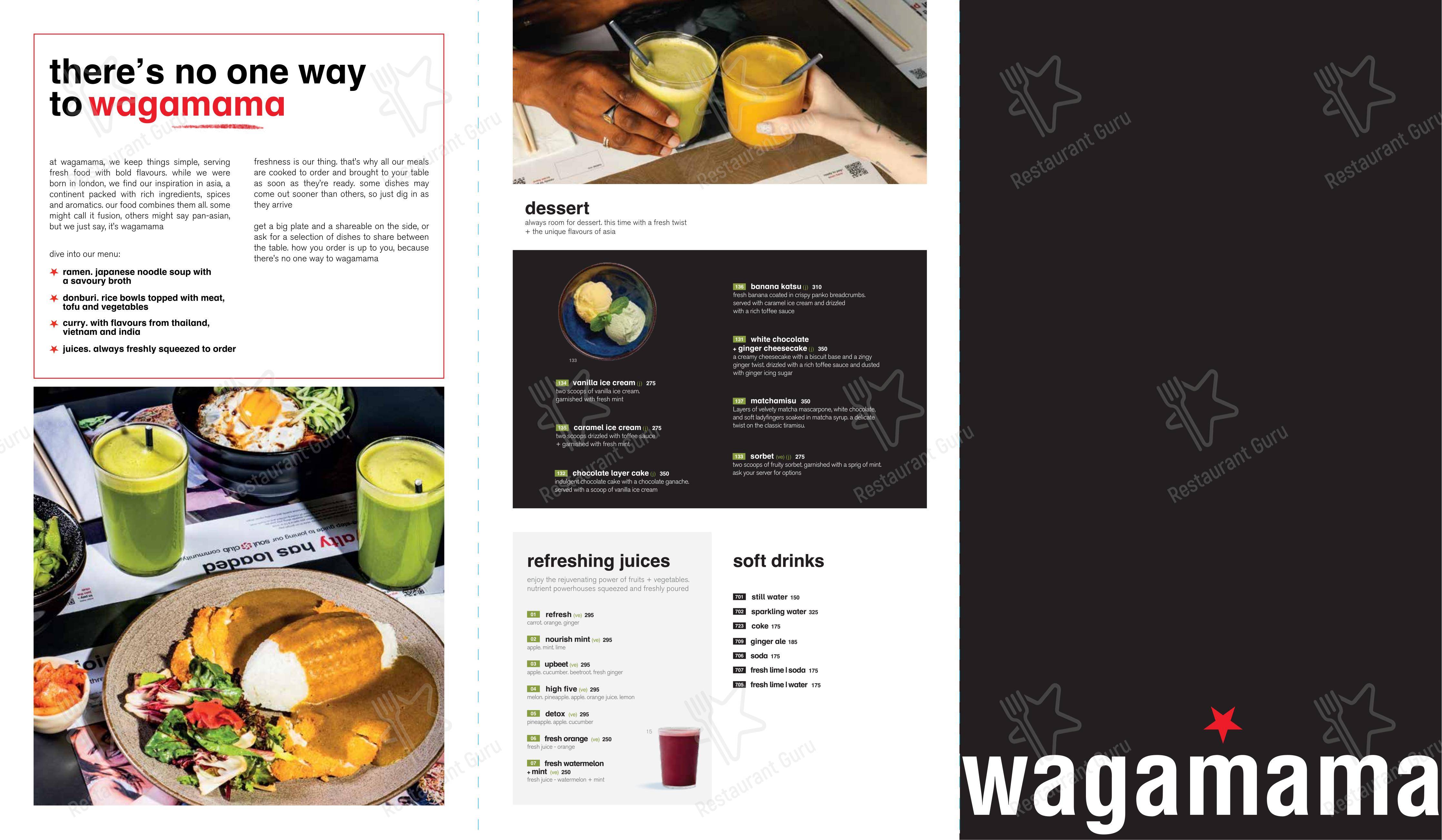Wagamama - Menu