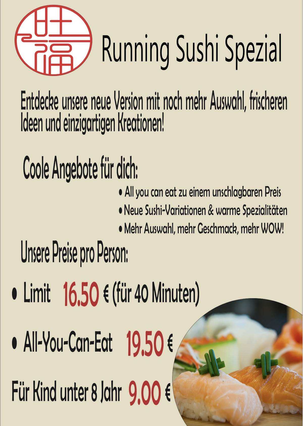 Menu de Wang Fu