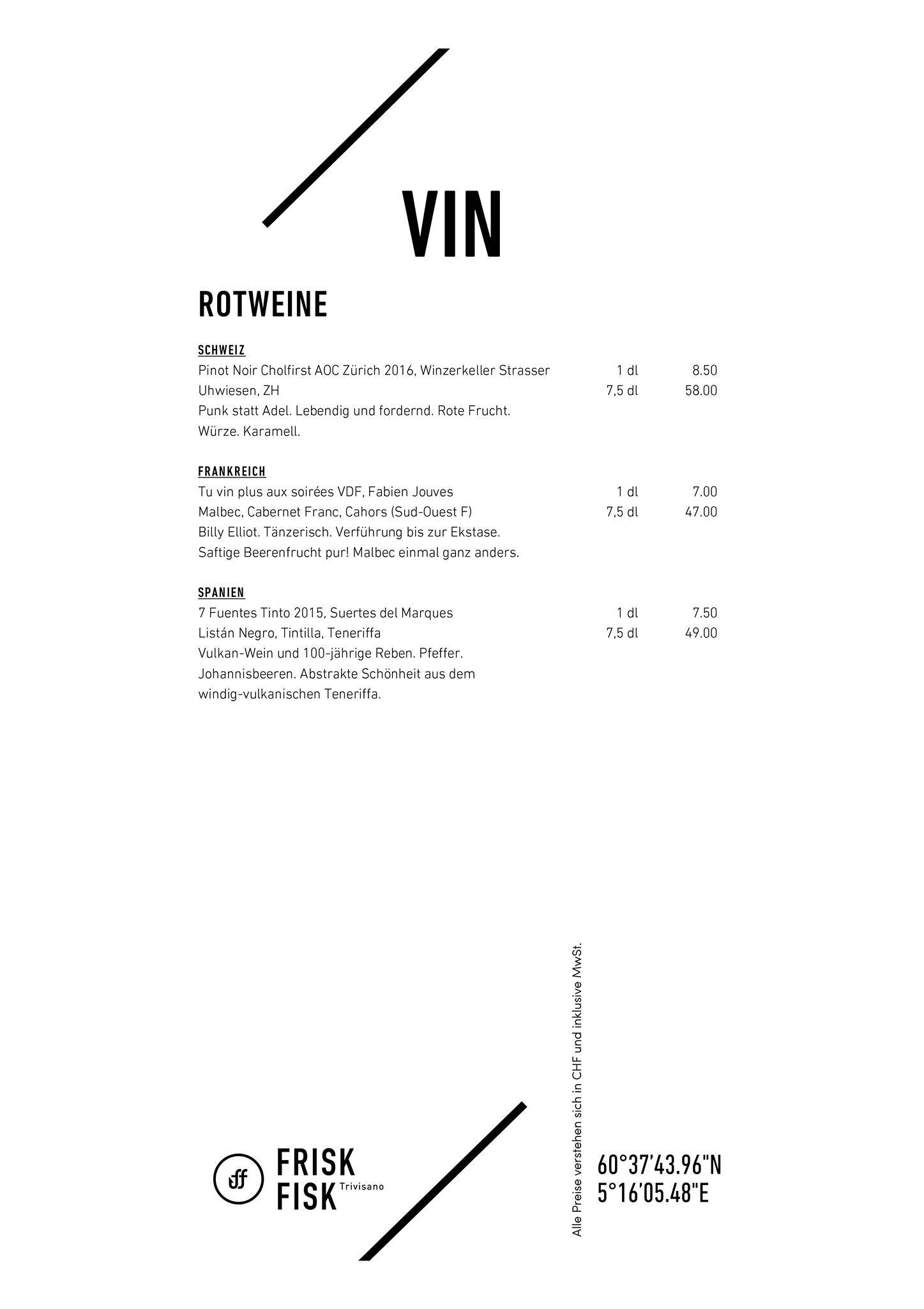 Menu di Frisk Fisk 