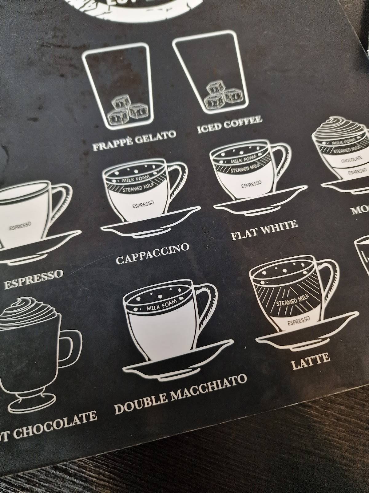 Menu at Aroma Coffee & Kitchen cafe, Wishaw