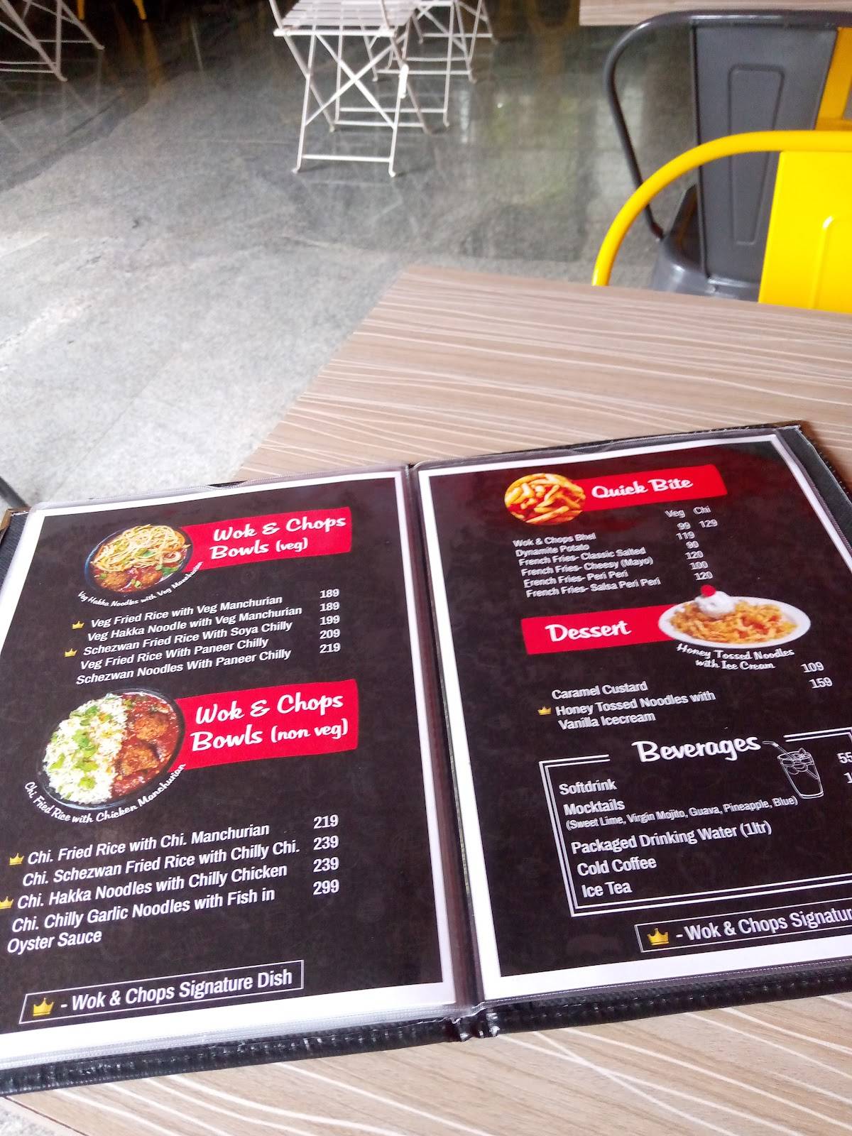 Wok & Chops - Pan Asian Food menu