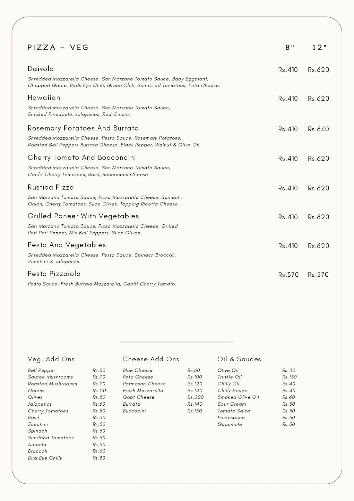 Woods & Brixx Pizza - Sourdough and Woodfired Pizza menu
