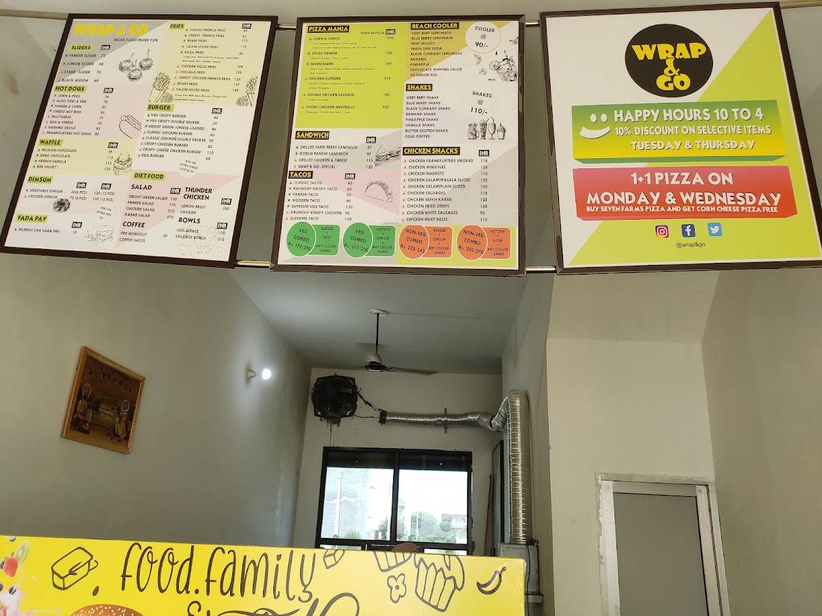 Wrap & Go menu